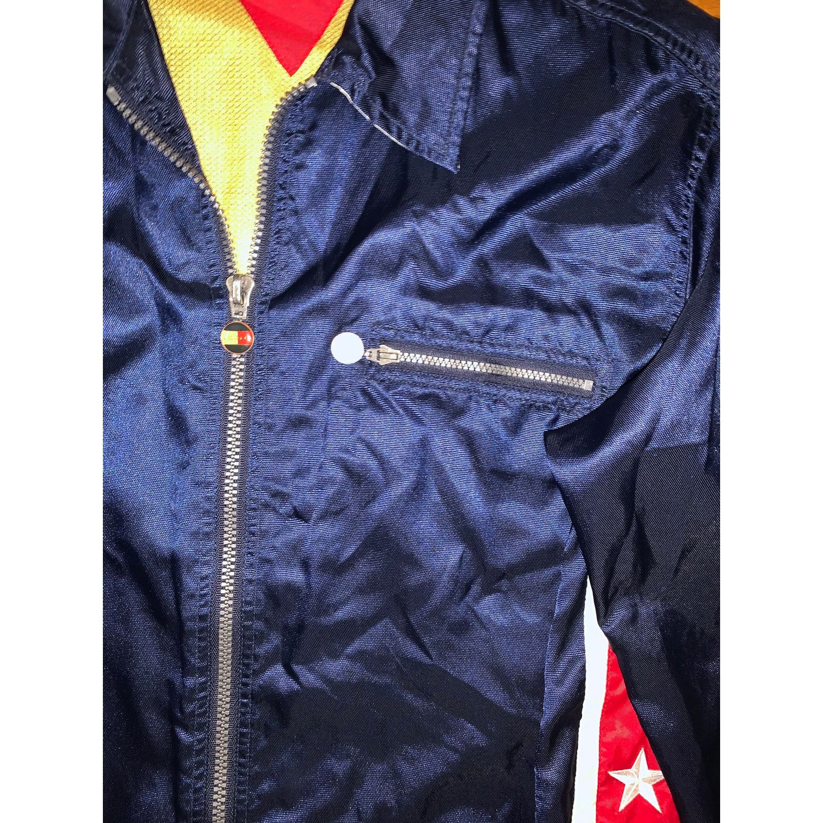 Tommy Hilfiger Vintage 90s Tommy Jeans Jacket Large USA Flag Stars Korea Size US L / EU 52-54 / 3 - 9 Thumbnail