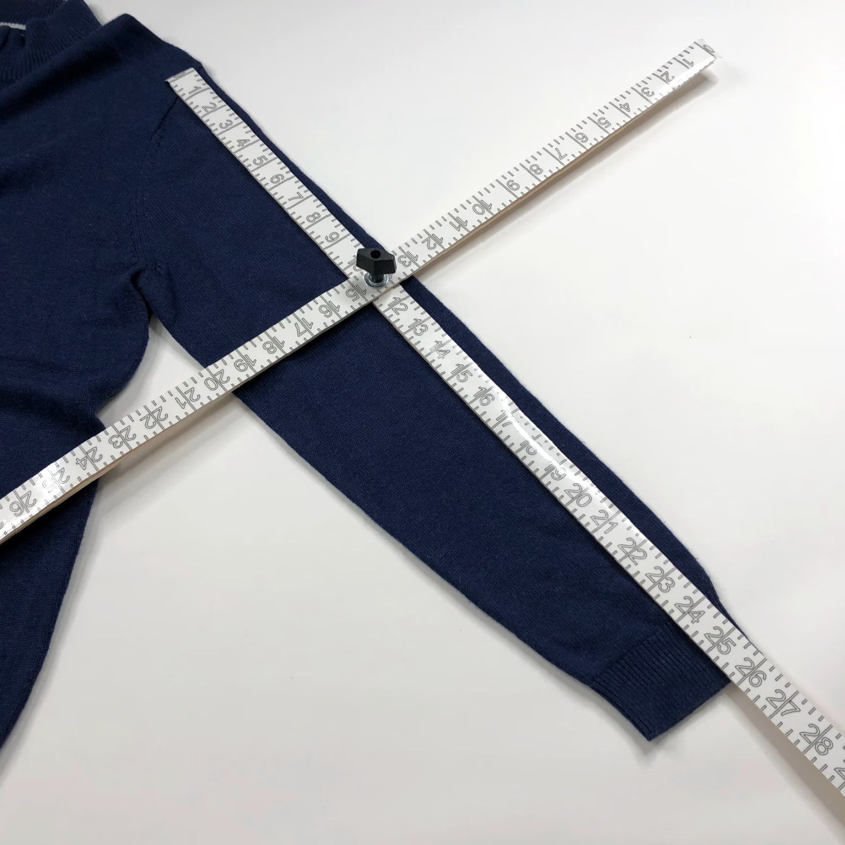 Mizzen+Main Mizzen + Main Pullover 1/4 Zip Mock Neck Sweater Blue Shirt Mens Large Knit Nylon Rayon Size US L / EU 52-54 / 3 - 3 Thumbnail
