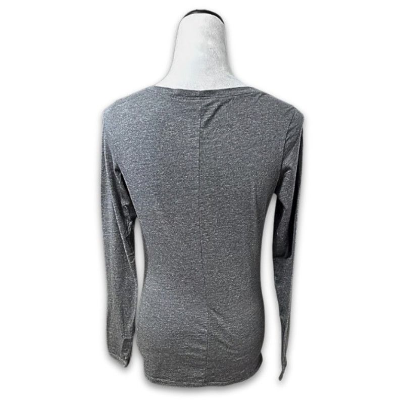 Other Fabletics Pullover Top Twisted Side Long Sleeve Gray XS Size XS / US 0-2 / IT 36-38 - 6 Thumbnail