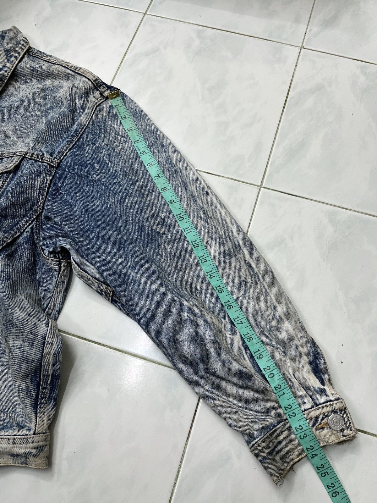 Edwin 🔥🔥🔥STEALS VTG EDWIN ACID WASH DENIM JACKET Size US XL / EU 56 / 4 - 19 Thumbnail