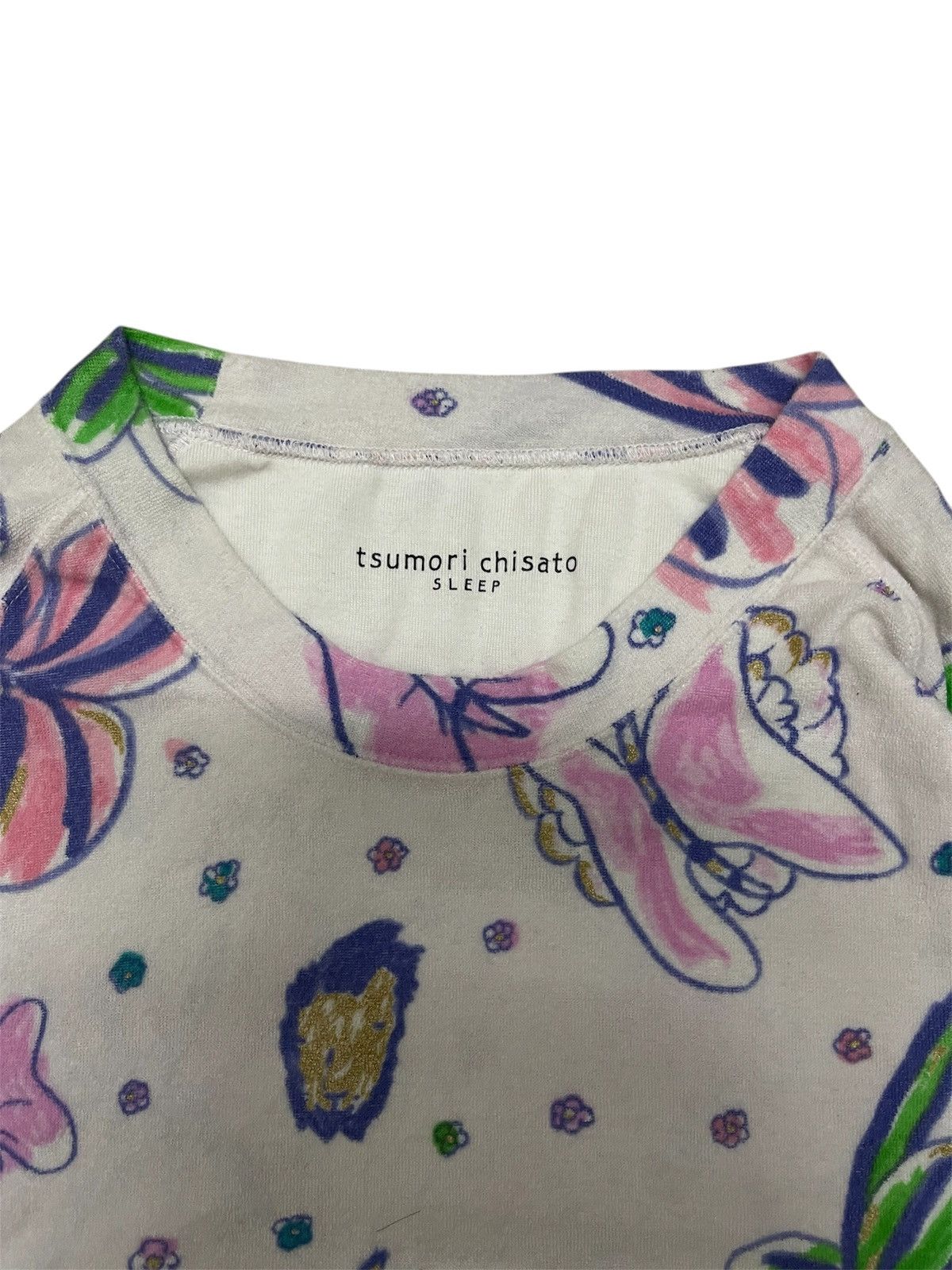 Issey Miyake Tsumori Chisato Sleep Butterfly Sketch Art Crewneck Size M / US 6-8 / IT 42-44 - 5 Thumbnail