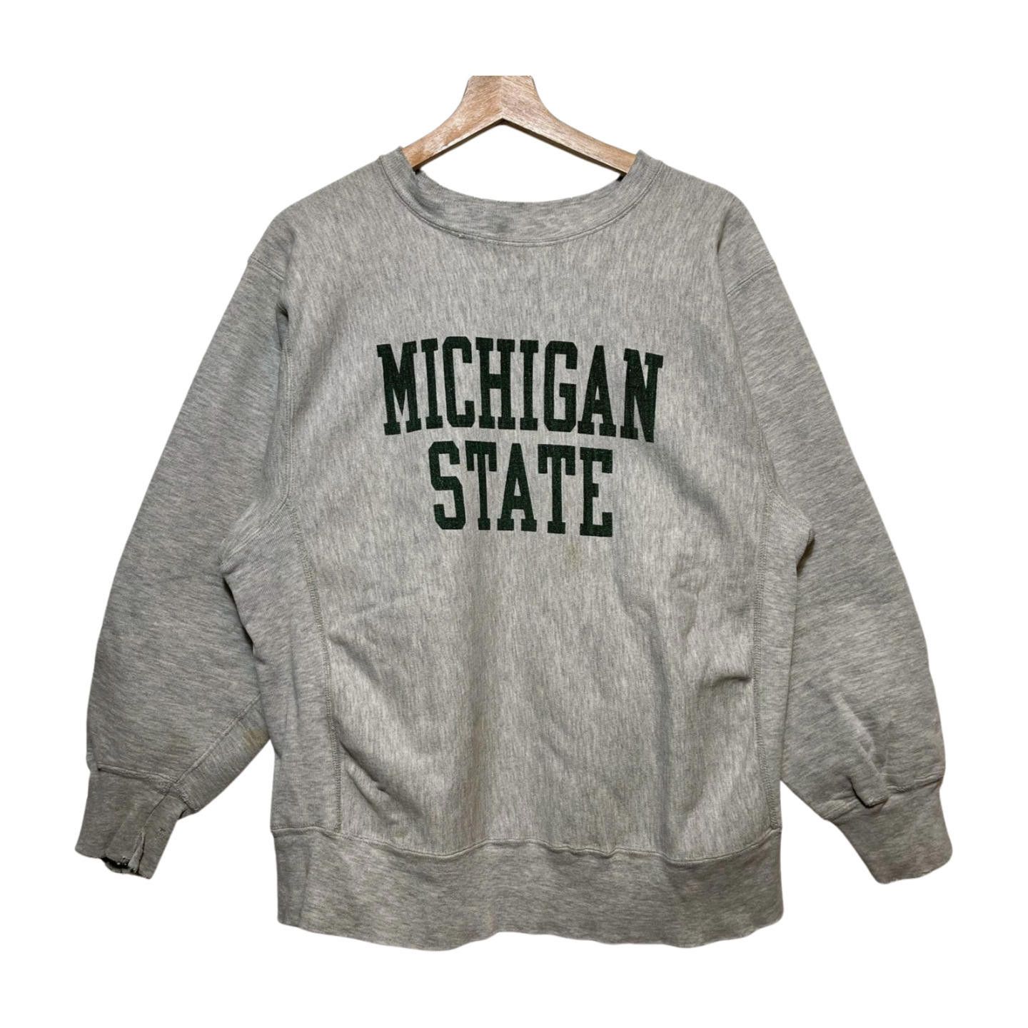 Champion × Vintage 80s Michigan S Champions Reverse Weave Tag Sweatshirt L Size US L / EU 52-54 / 3 - 2 Thumbnail
