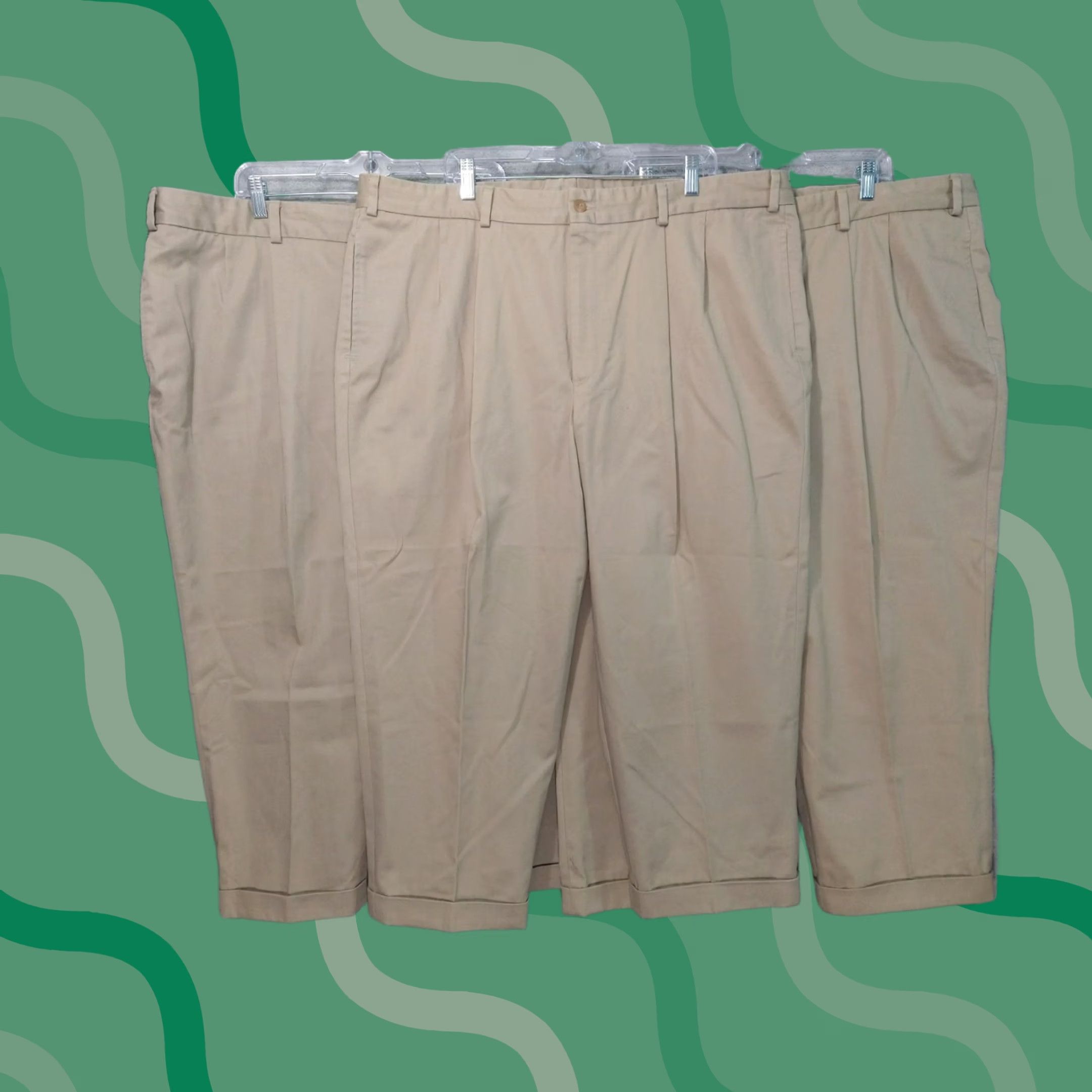 Bills Khakis Bills Khakis Pants Mens 44 x 24 Beige Chino M2P Pleated Twill Cotton Lot of 3 Pants Mens Beige Chino 44 x 24 Vintage? No Size US 44 / EU 60 - 1 Thumbnail