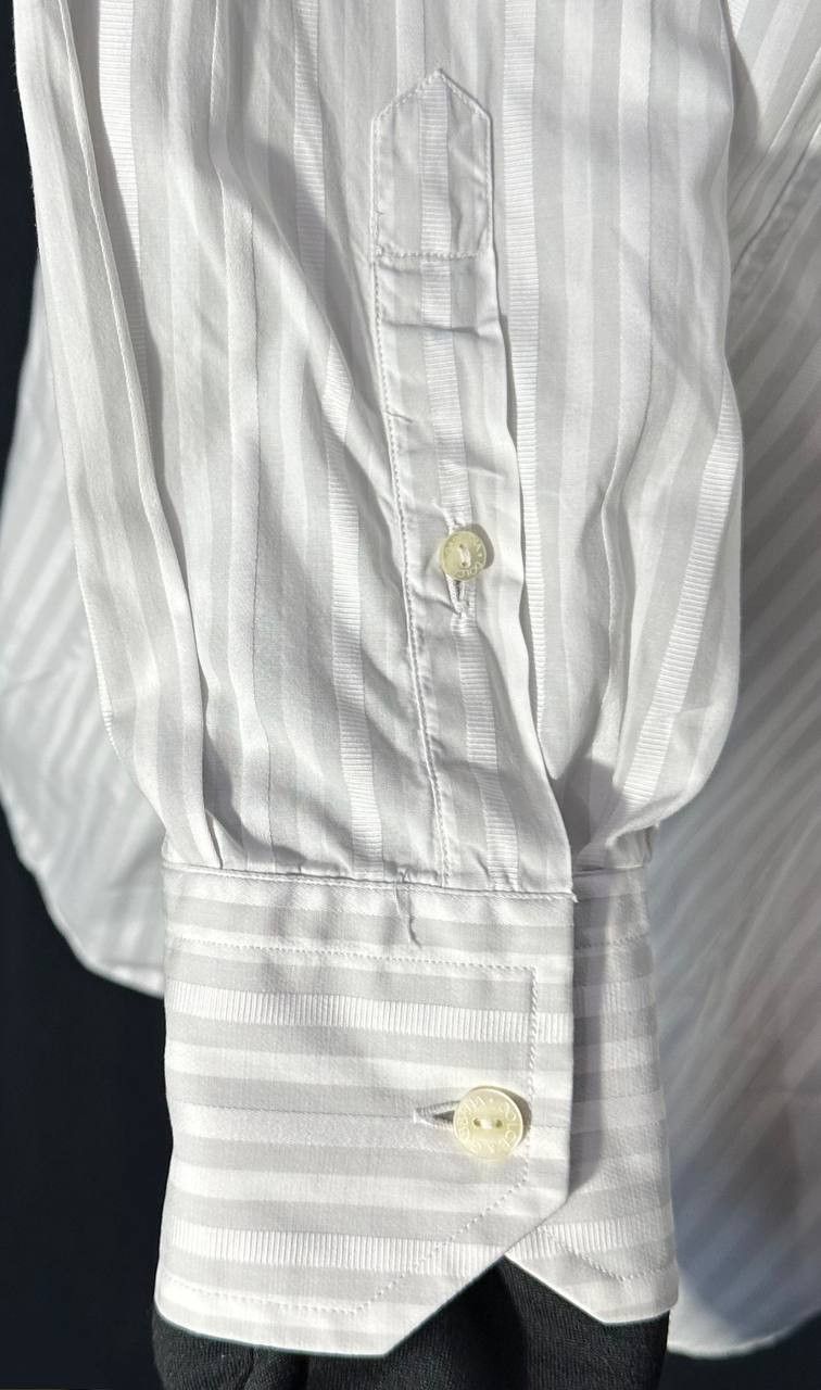 Dolce & Gabbana × Vintage Dolce Gabbana Dress Shirt Button 42 Striped Made In Italy Size US L / EU 52-54 / 3 - 3 Thumbnail