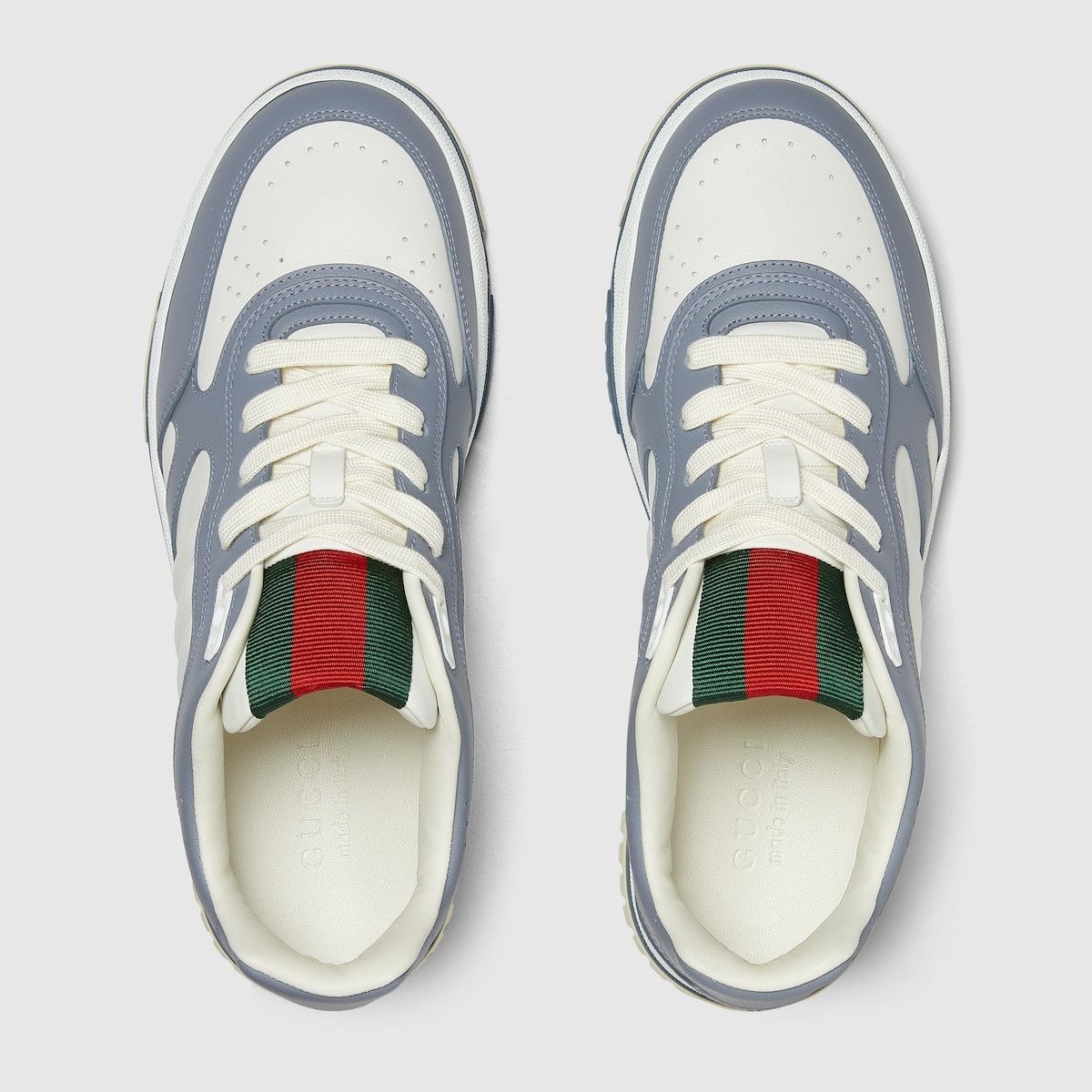 Gucci o1loc1c0625 Re-Web Sneakers in White/Blue Size US 8.5 / EU 41-42 - 5 Thumbnail