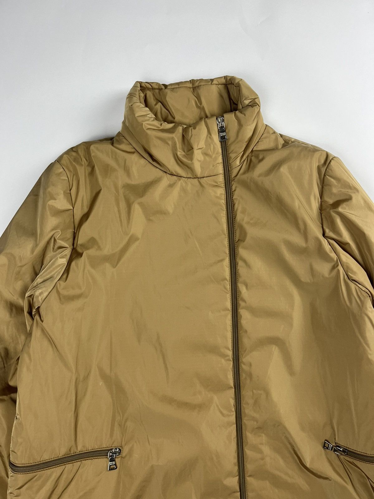 Prada Prada Linea Rossa Camel Asymmetric Zipper Jacket FW 1999 Size M / US 6-8 / IT 42-44 - 3 Thumbnail