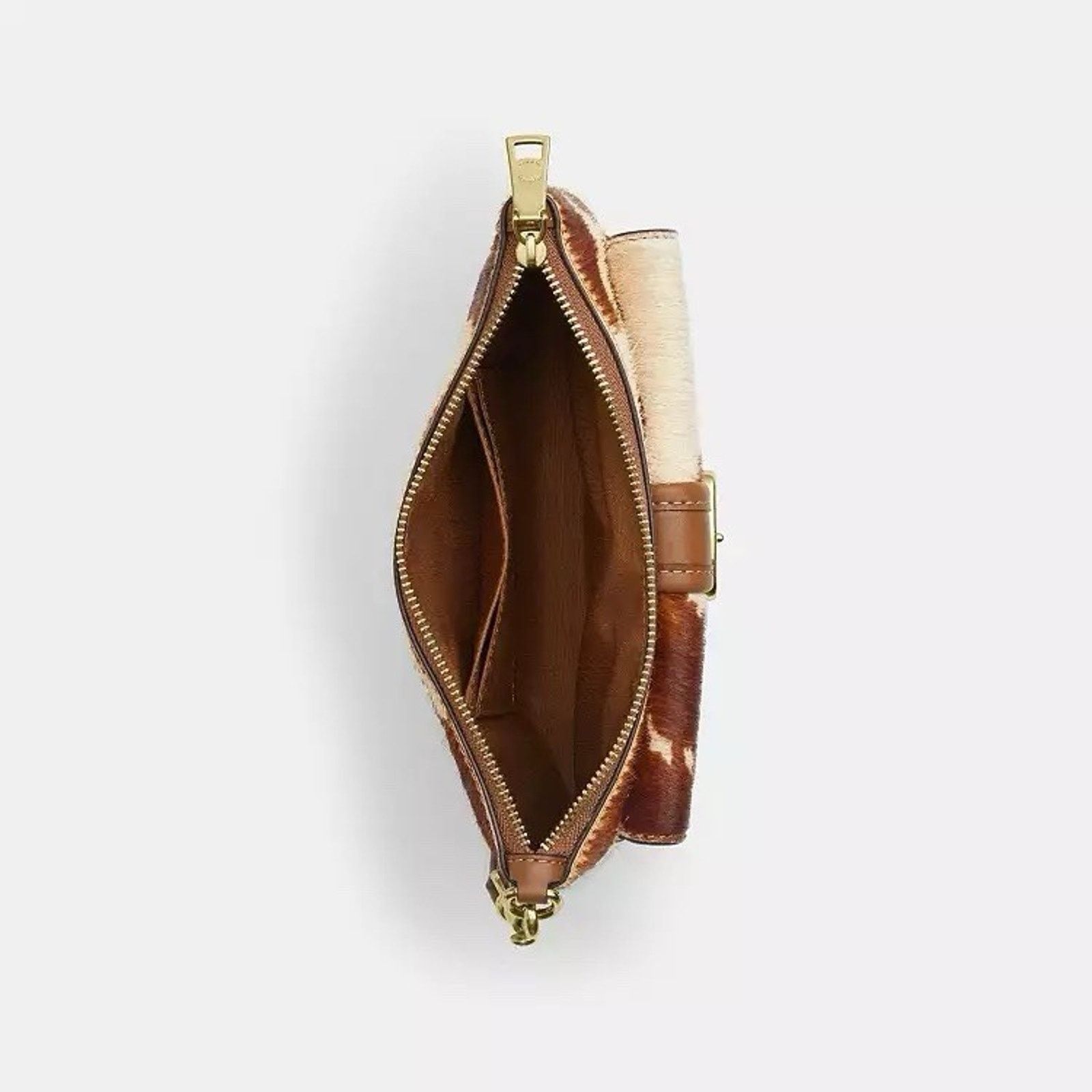 Coach NWT Coach Ashton Wristlet Haircalf Cow CDY07 Gold/Cow Size ONE SIZE - 10 Thumbnail