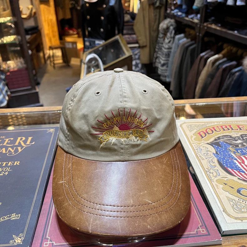 RRL Ralph Lauren RRL Vintage Leather Brim Baseball Cap - dmc Size ONE SIZE - 1 Thumbnail