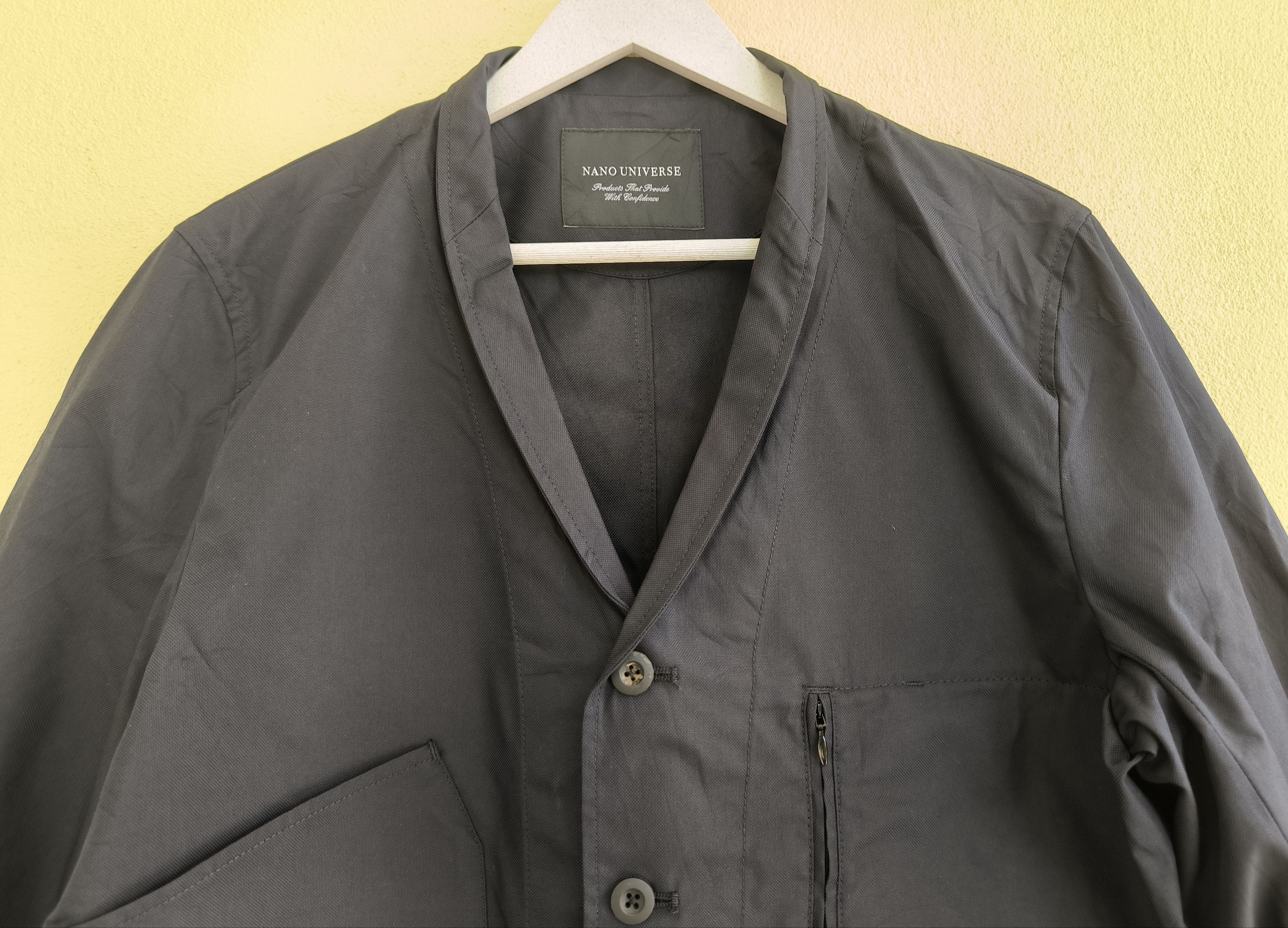 NANO universe NANO UNIVERSE waxed polyester sack coat Size US M / EU 48-50 / 2 - 2 Thumbnail