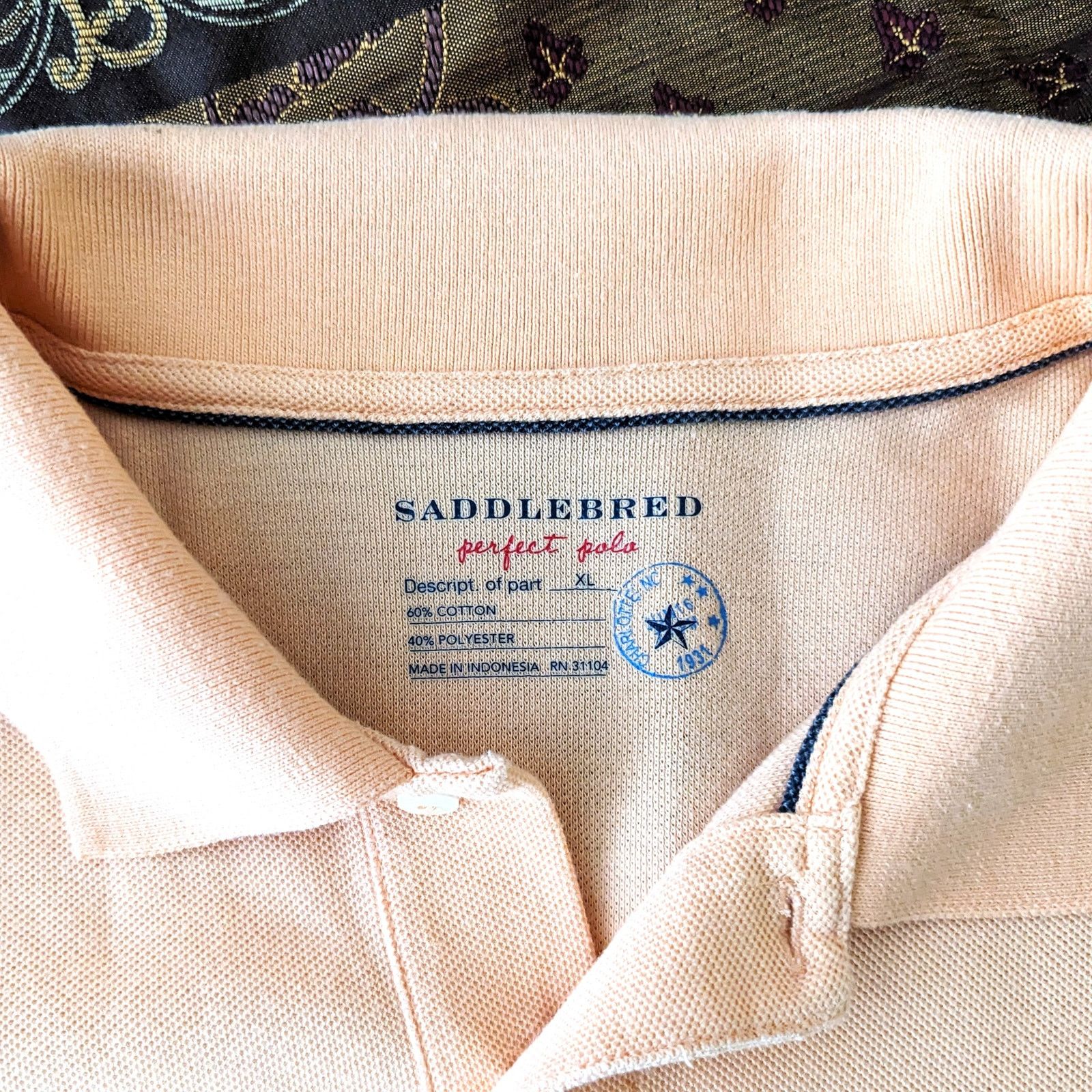Saddlebred Saddlebred Men's Short Sleeve Polo Shirt for Men XL Size US XL / EU 56 / 4 - 4 Thumbnail