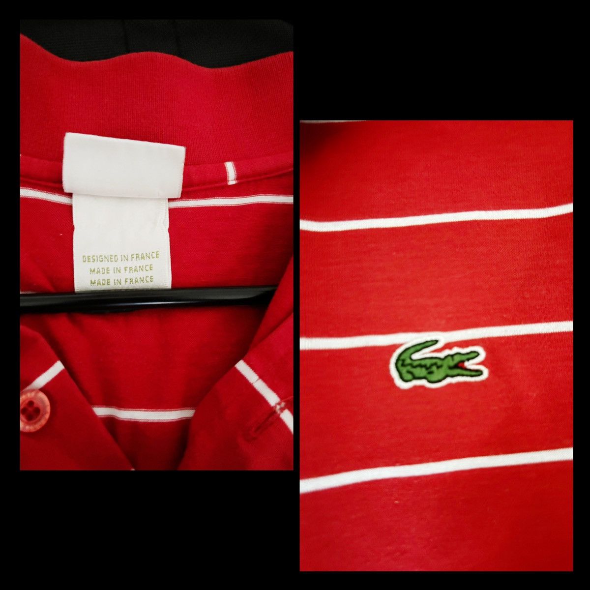 Lacoste Red Lacoste Polo tee Size US S / EU 44-46 / 1 - 2 Thumbnail