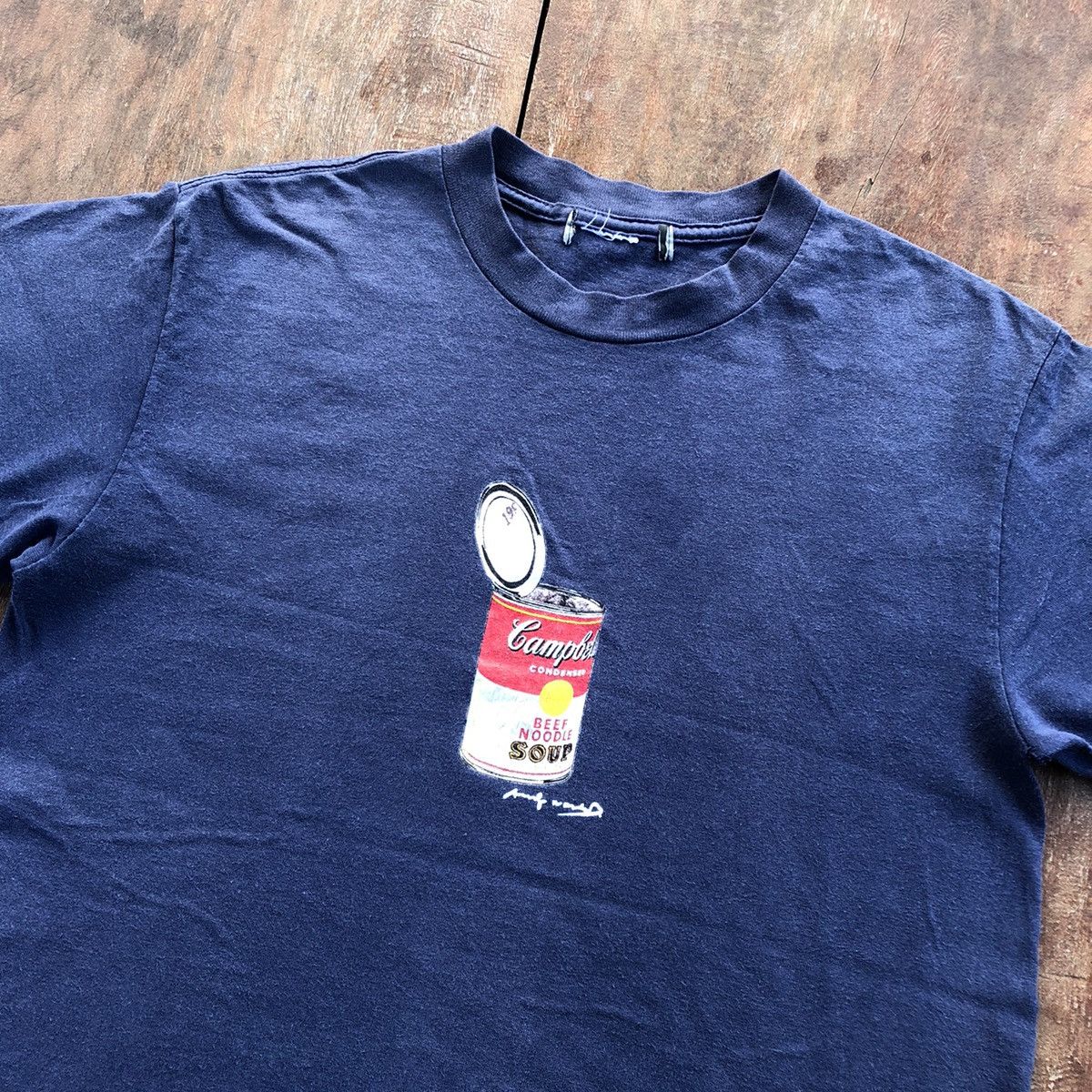 Andy Warhol Vintage Thrashed Faded Andy Warhol Rare T Shirt Size US M / EU 48-50 / 2 - 1 Thumbnail