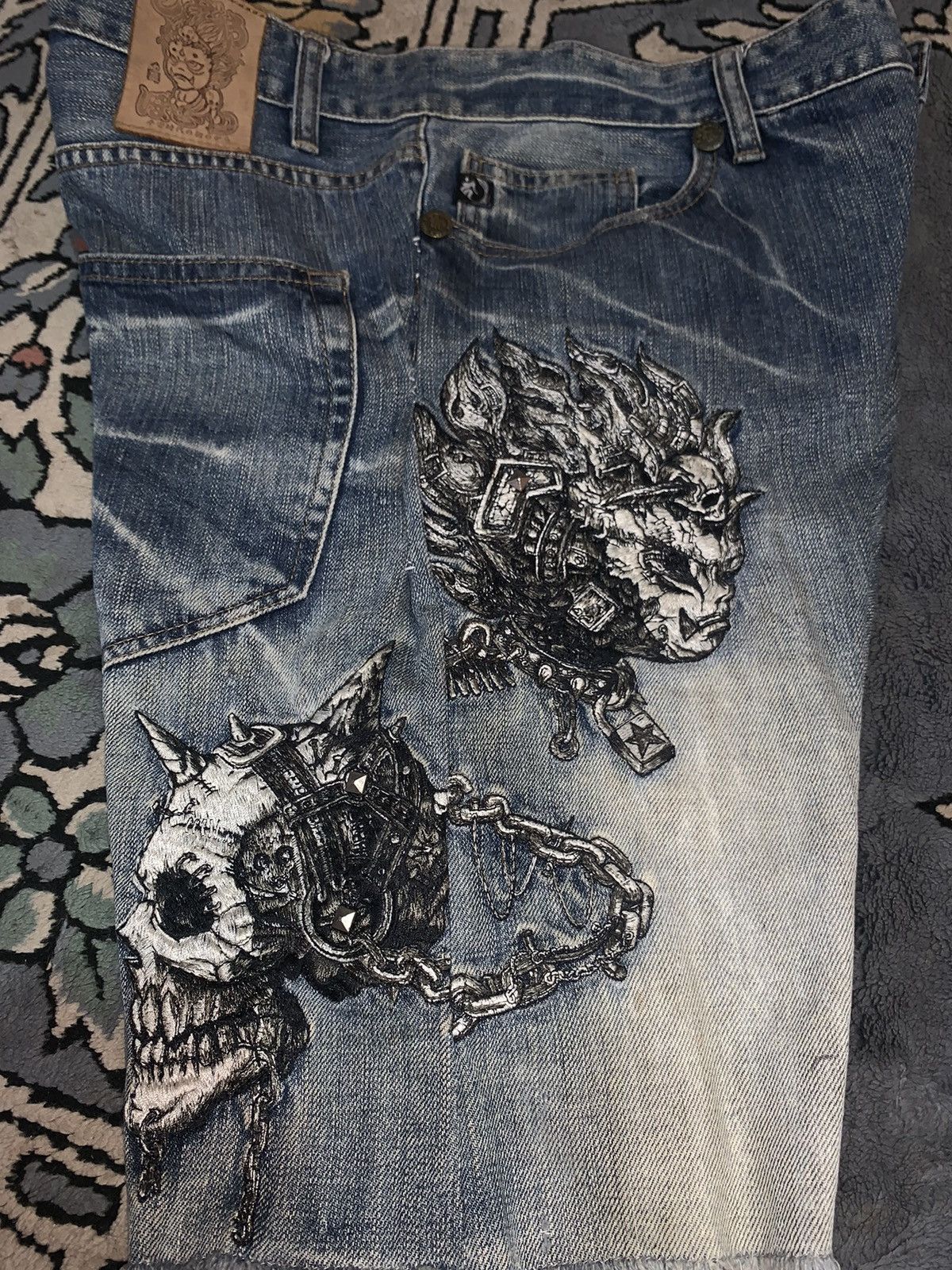 Japanese Brand × Vintage Japanese brand denim Jeans Jizo Nippon Blue Bosatsu Size US 32 / EU 48 - 1 Thumbnail