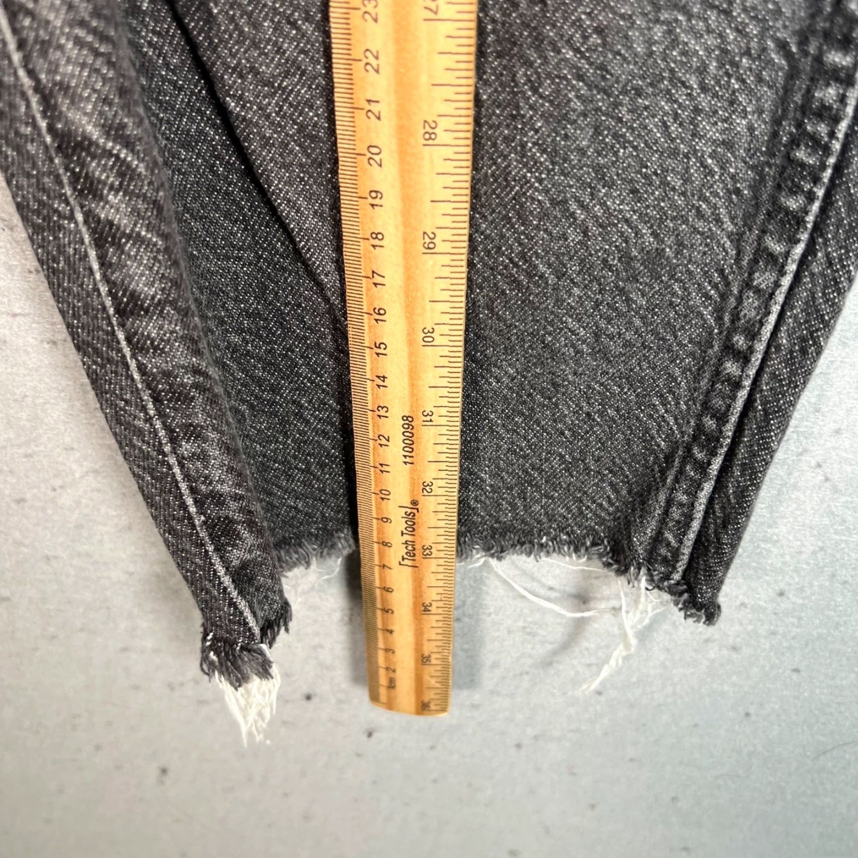 Madewell Madewell Jeans Pants Denim Jogger Elastic Waist Black Hem Frayed High Rise Women Size M Size 32" / US 10 / IT 46 - 6 Thumbnail