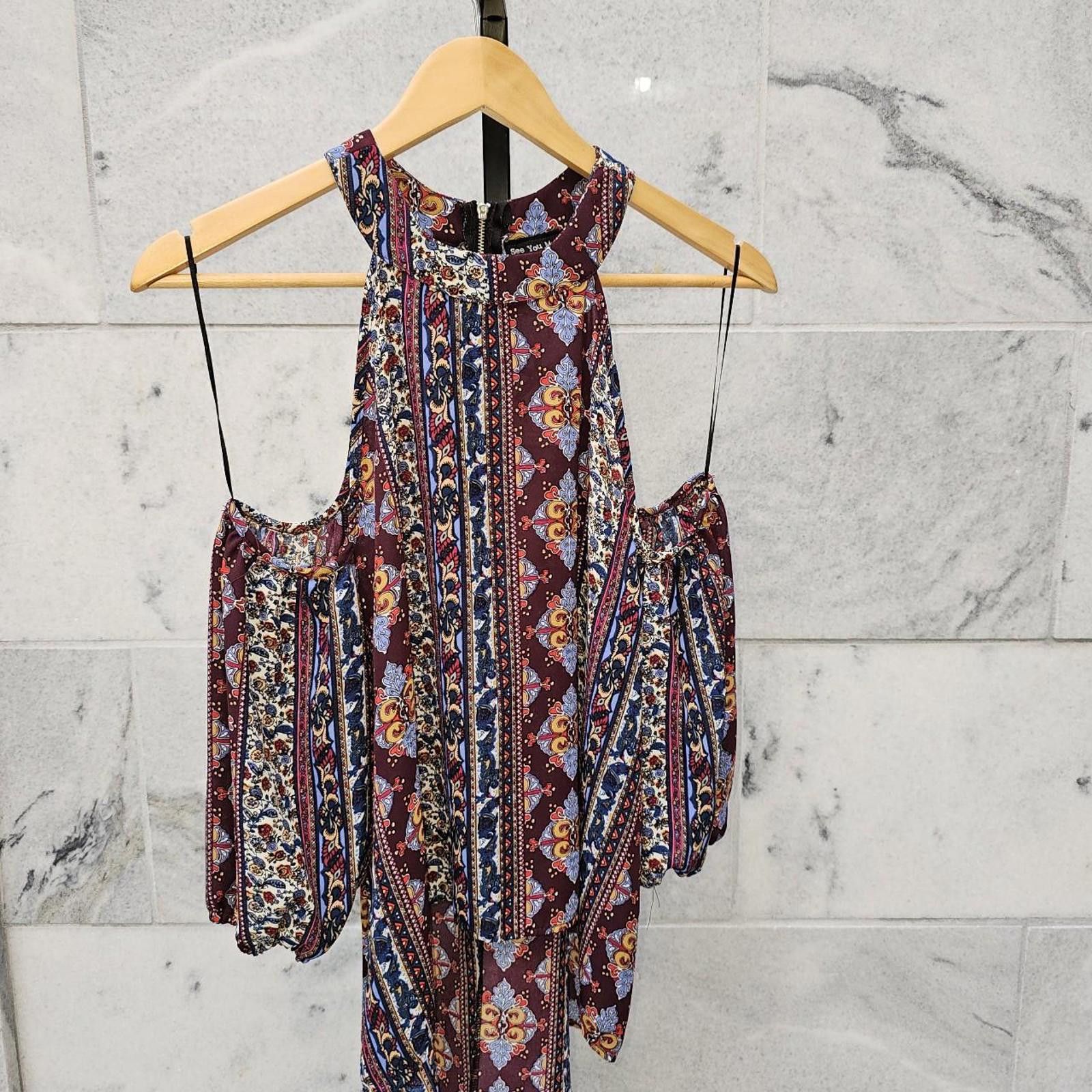 Designer See You Monday Women's Boho Style Shirt Size M / US 6-8 / IT 42-44 - 4 Thumbnail