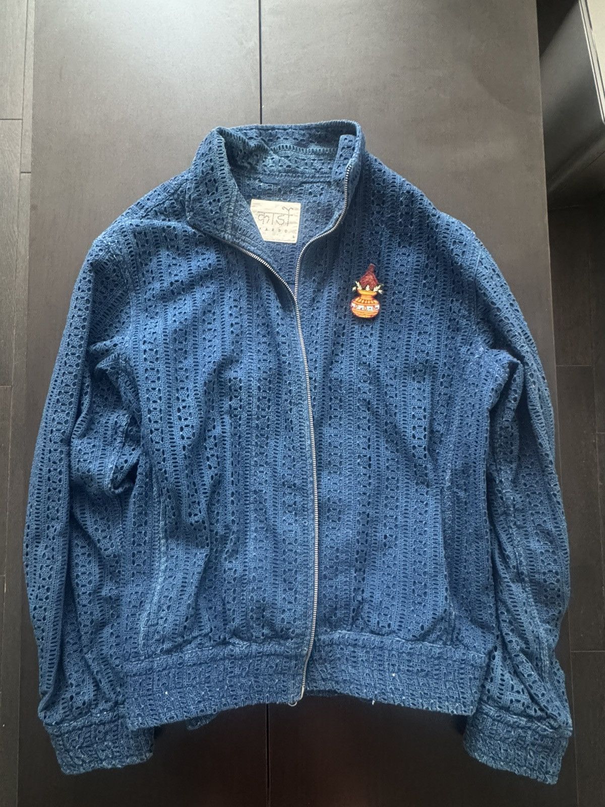 Kardo Kardo Schiffli Embroidered Cotton Bomber Jacket Size US L / EU 52-54 / 3 - 1 Thumbnail