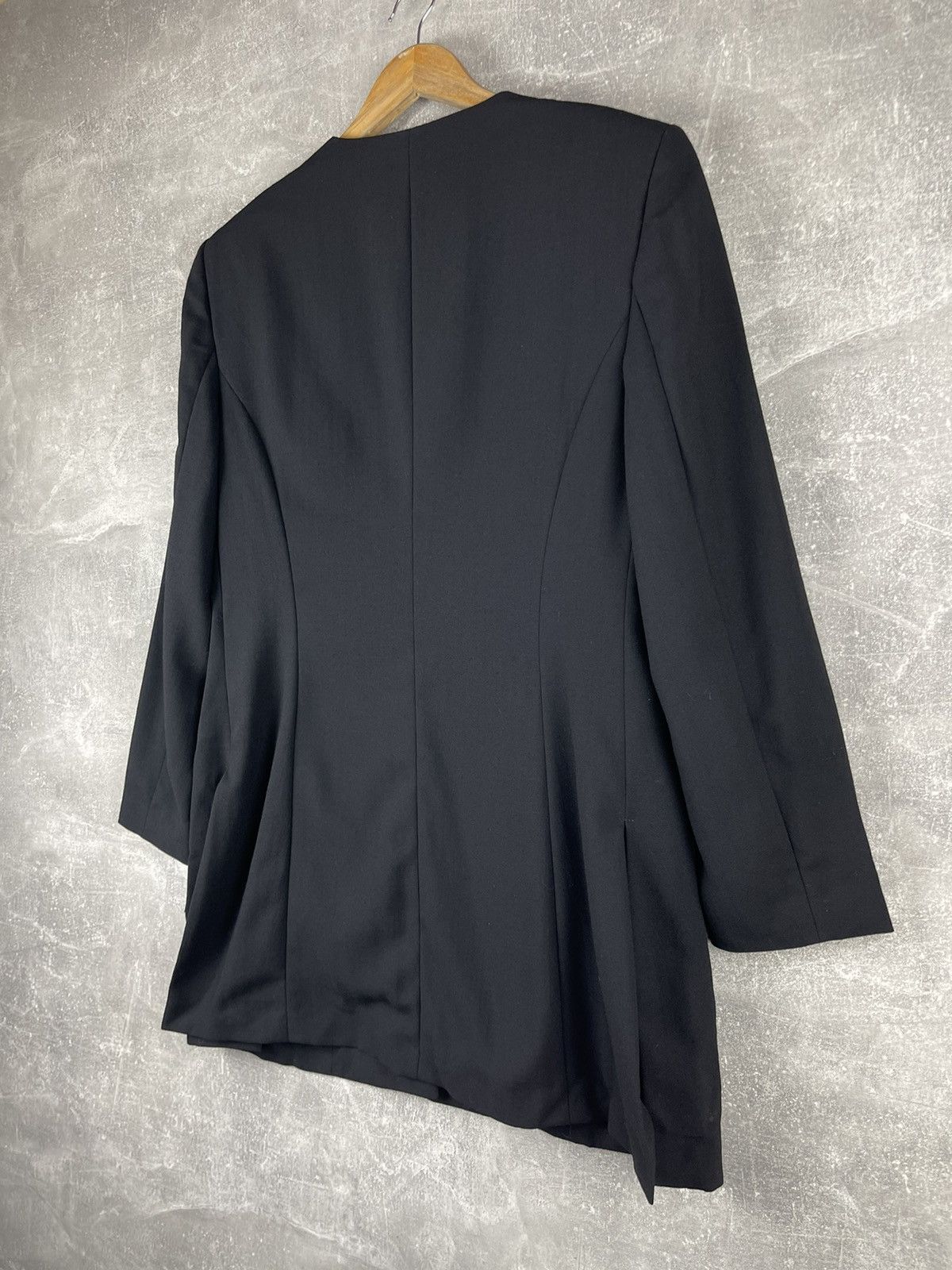 Escada Escada Margaretha Ley Virgin Wool Jacket Black Minimalist Size M / US 6-8 / IT 42-44 - 7 Thumbnail