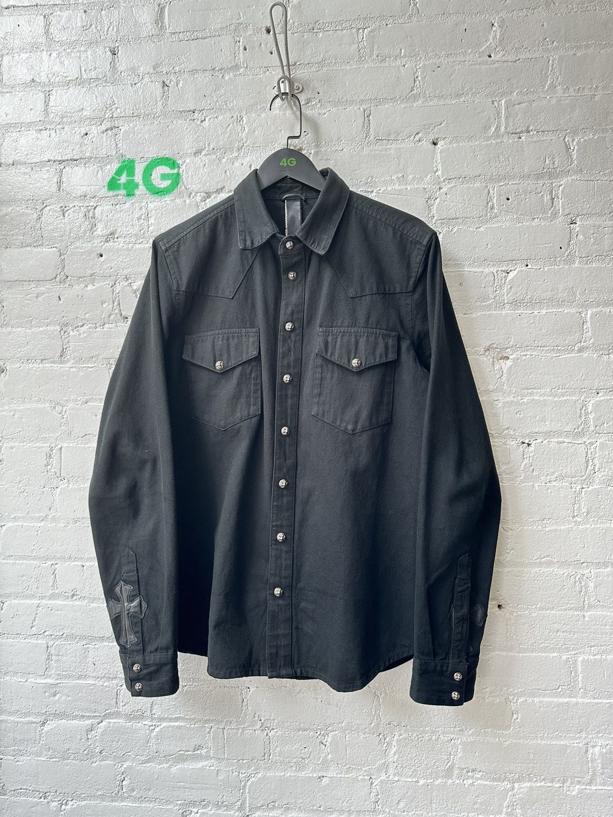 Chrome Hearts CHROME HEARTS WESTERN DENIM JACKET Size US L / EU 52-54 / 3 - 1 Thumbnail