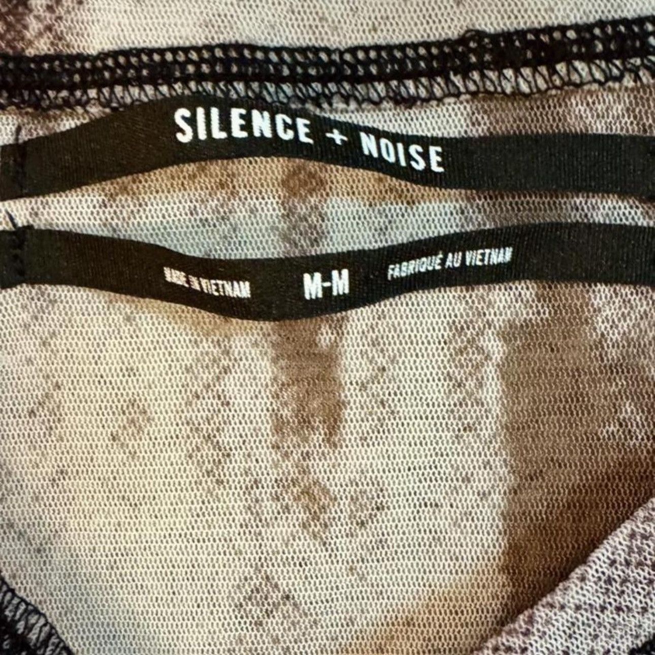 Other SILENCE NOISE GOTH 90s long sleeve mesh top Size M / US 6-8 / IT 42-44 - 2 Thumbnail