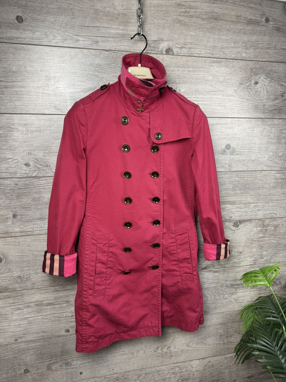 Burberry Burberry Brit Trench Vintage coat with checkered lining Size M / US 6-8 / IT 42-44 - 12 Thumbnail