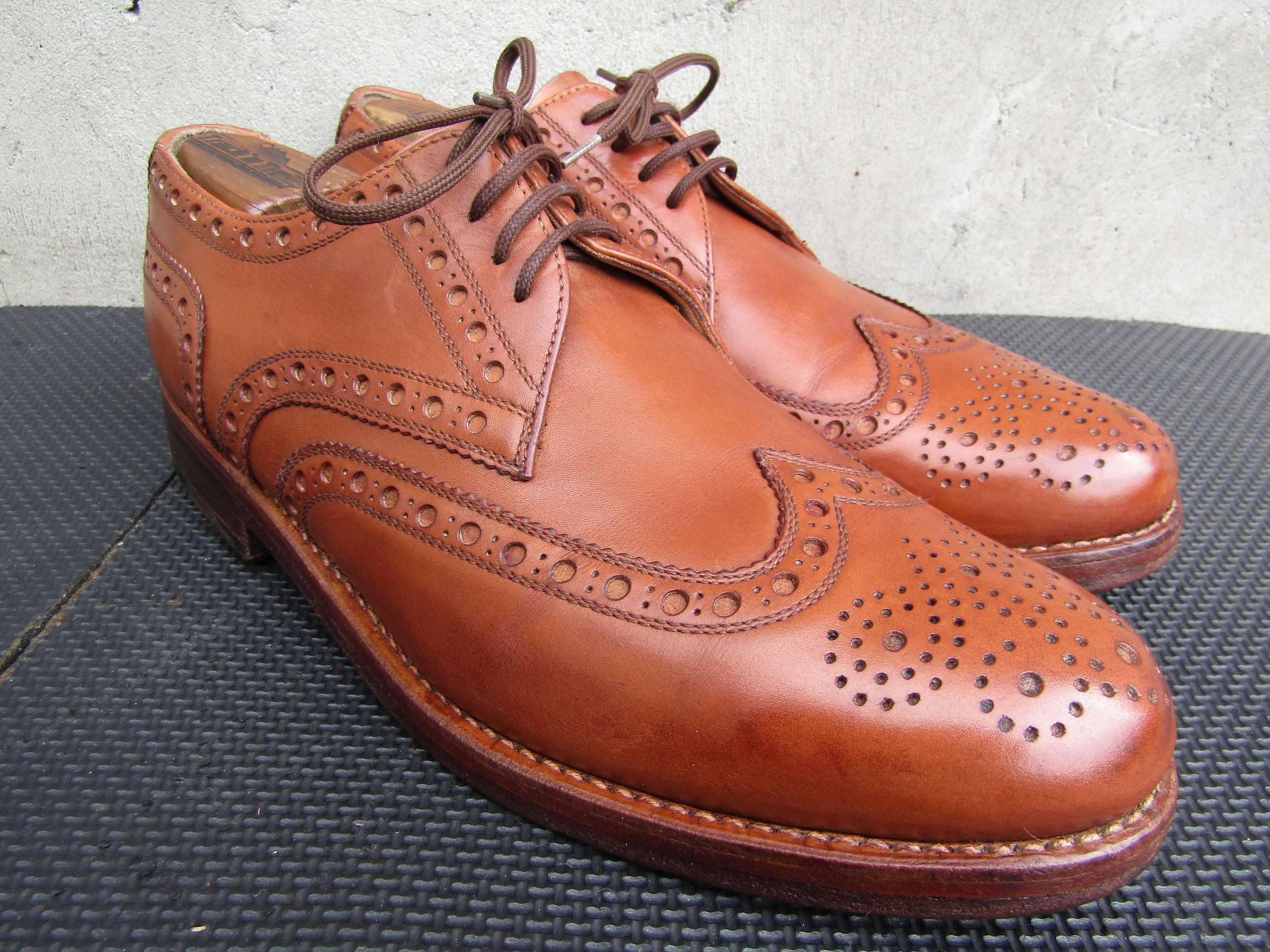 Heinrich Dinkelacker Heinrich Dinkelacker Brown Leather Brogue Dress Size US 9 / EU 42 - 6 Thumbnail