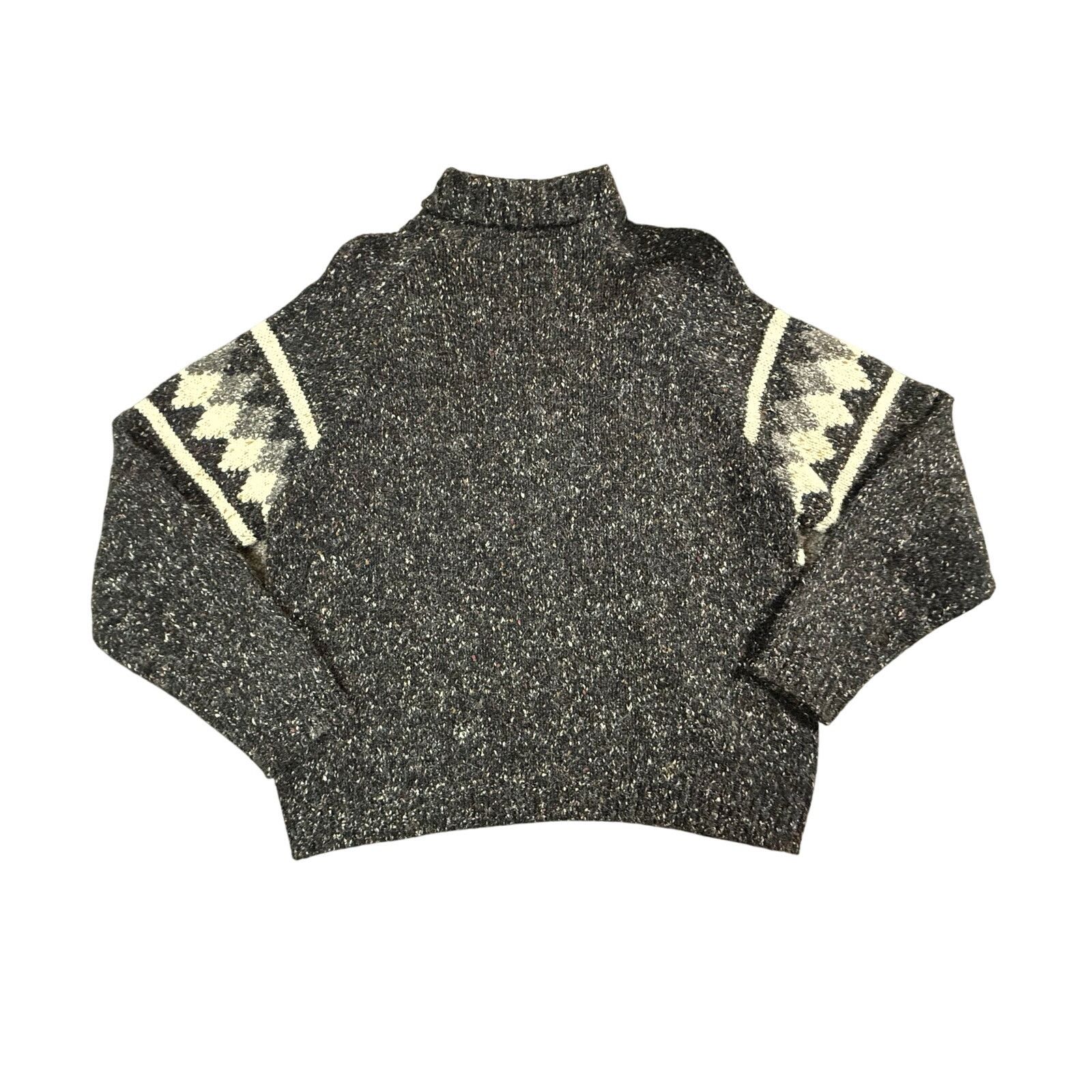 Vintage Vintage At Ease Parisian Wool Sweater Jacket Size L / US 10 / IT 46 - 2 Thumbnail