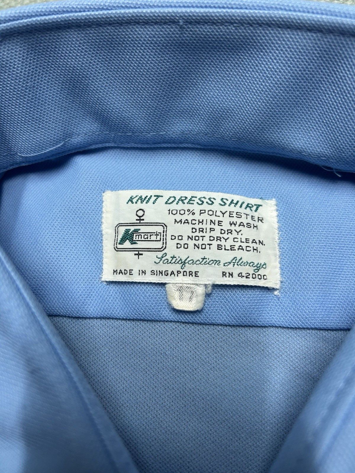 Vintage Vintage 70s polo shirt polyester knit Kmart mod men’s large Size US L / EU 52-54 / 3 - 6 Thumbnail
