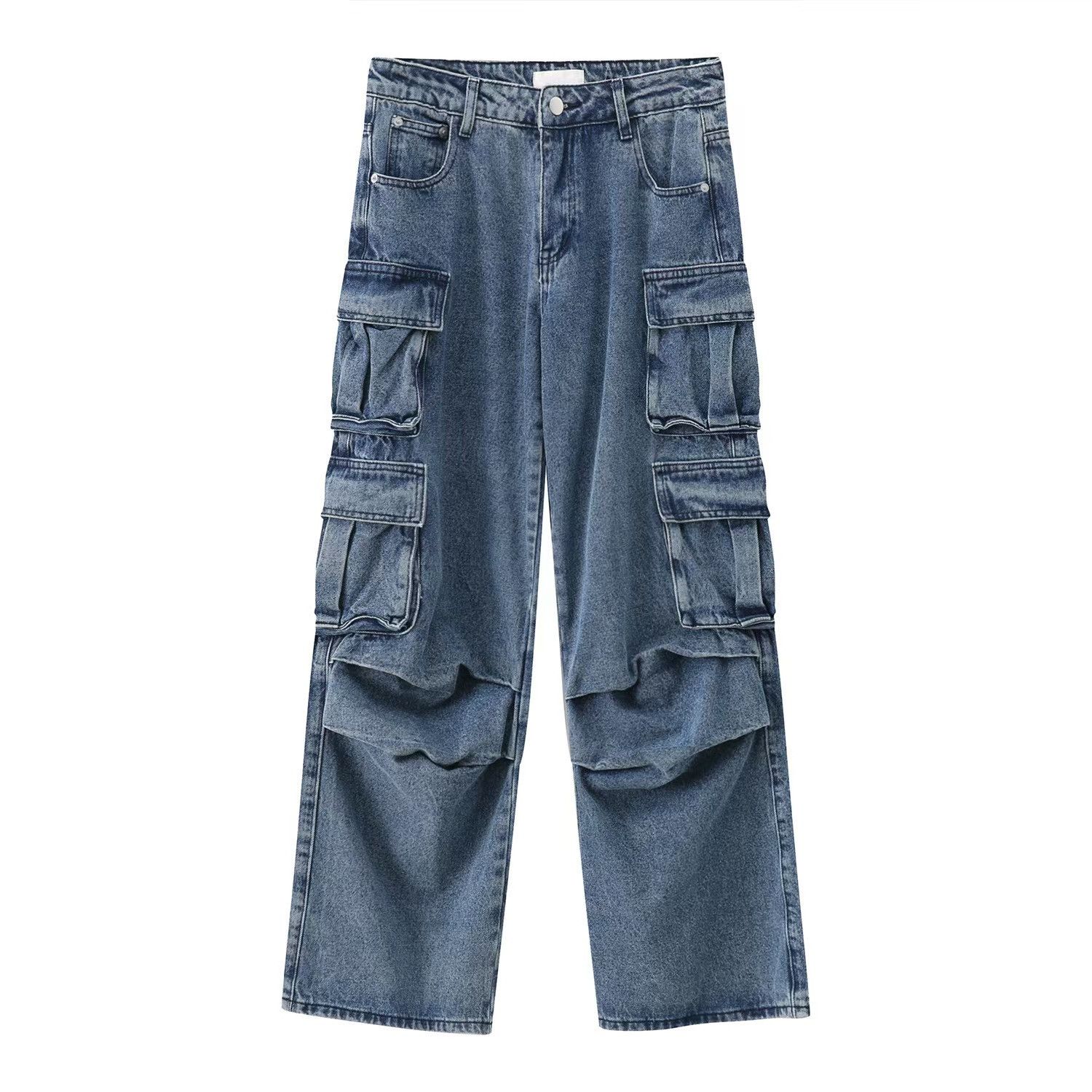 Japanese Brand × Jean Washed Workwear Loose Jeans Size US 33 - 6 Thumbnail