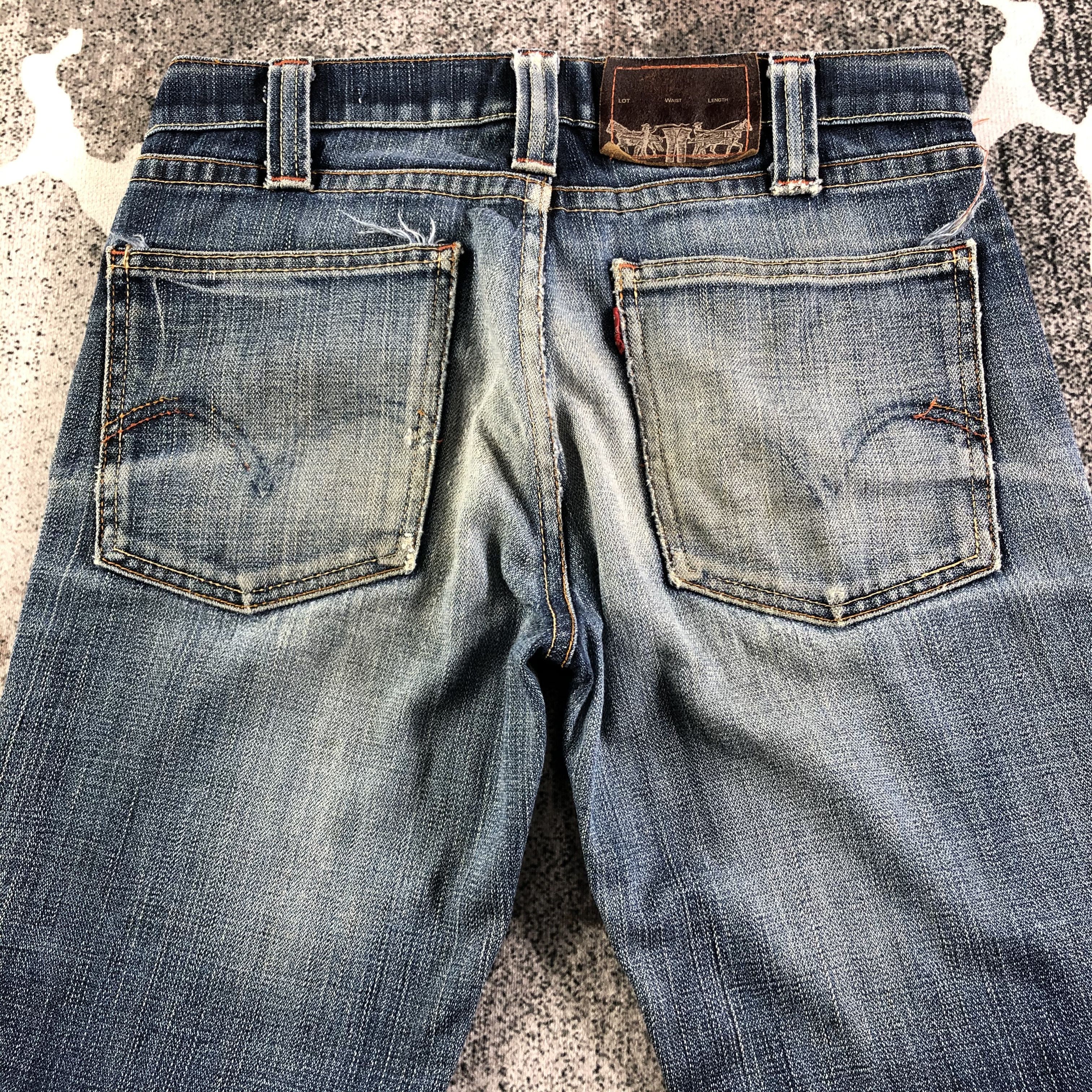 Levi's Vintage Levis 606 Jeans Faded Blue Denim KJ2297 Size US 29 - 4 Thumbnail