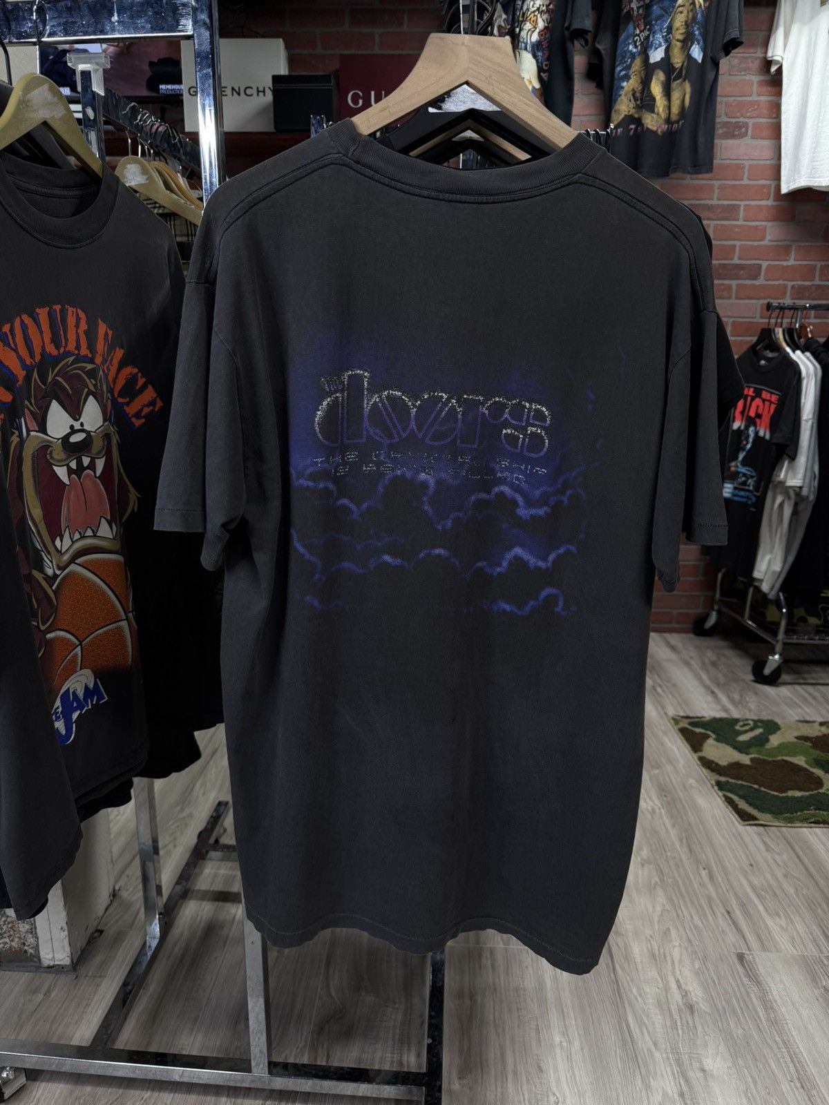 Vintage Vintage 90’s The Doors Band T-Shirt Vtg Jim Morrison Size US L / EU 52-54 / 3 - 2 Thumbnail