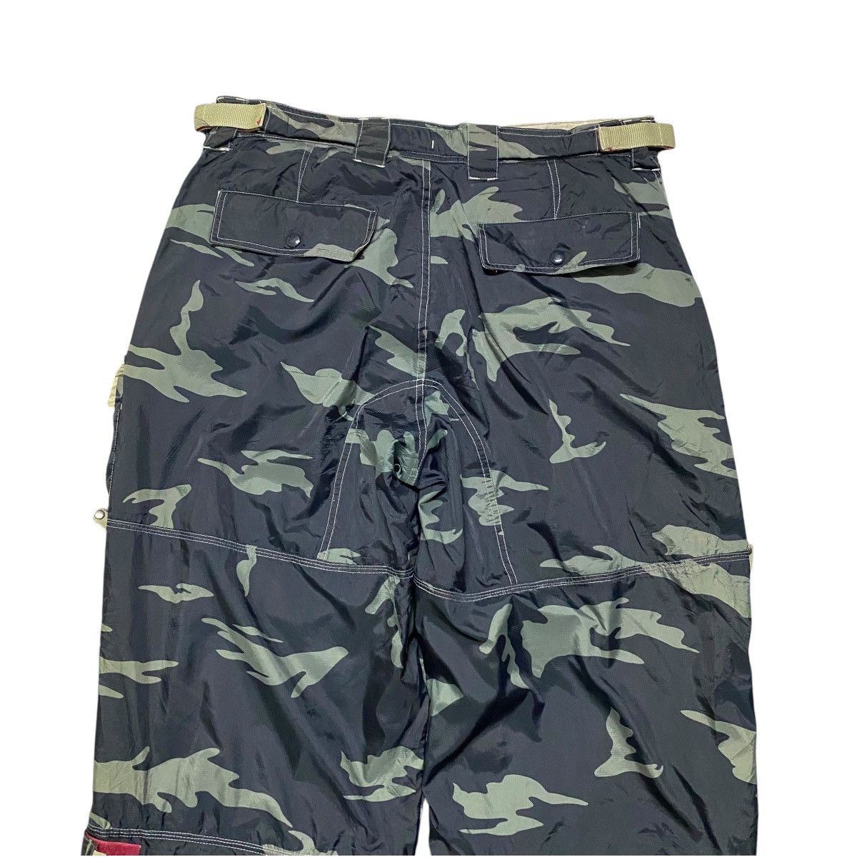 Vintage Vintage Y2K HOBO DENIM Nylon Camo Cargo Track Pants Size US 34 / EU 50 - 9 Thumbnail