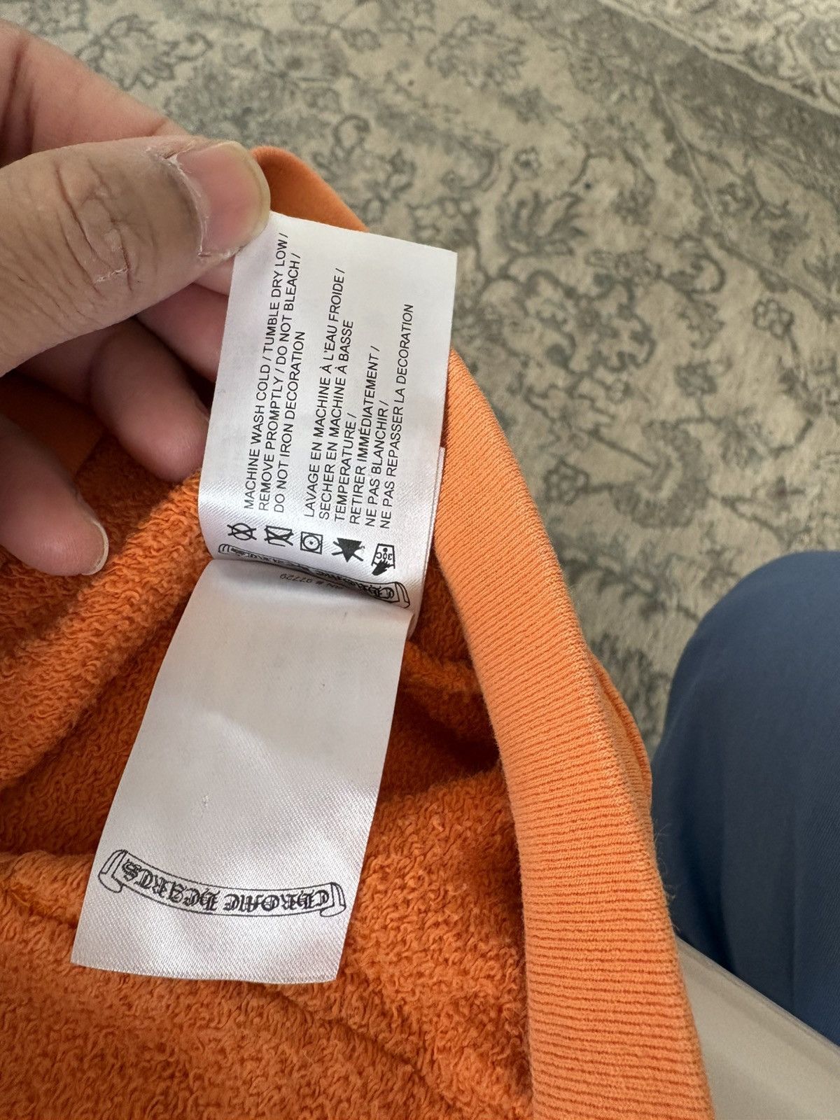 Chrome Hearts Chrome matty boy orange large hoodie Size US L / EU 52-54 / 3 - 8 Thumbnail