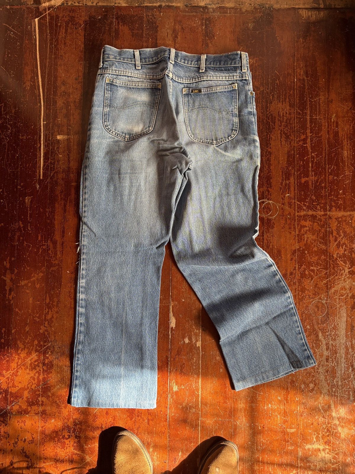 Lee 70’s LEE DISTRESSED JEANS Size 32" / US 10 / IT 46 - 4 Thumbnail
