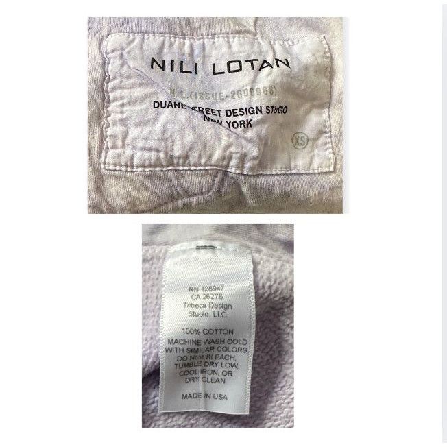 Nili Lotan NWT Nili Lotan Cropped Tie-Dyed Track Pants, Size XS,, New w Size 26" / US 2 / IT 38 - 4 Thumbnail