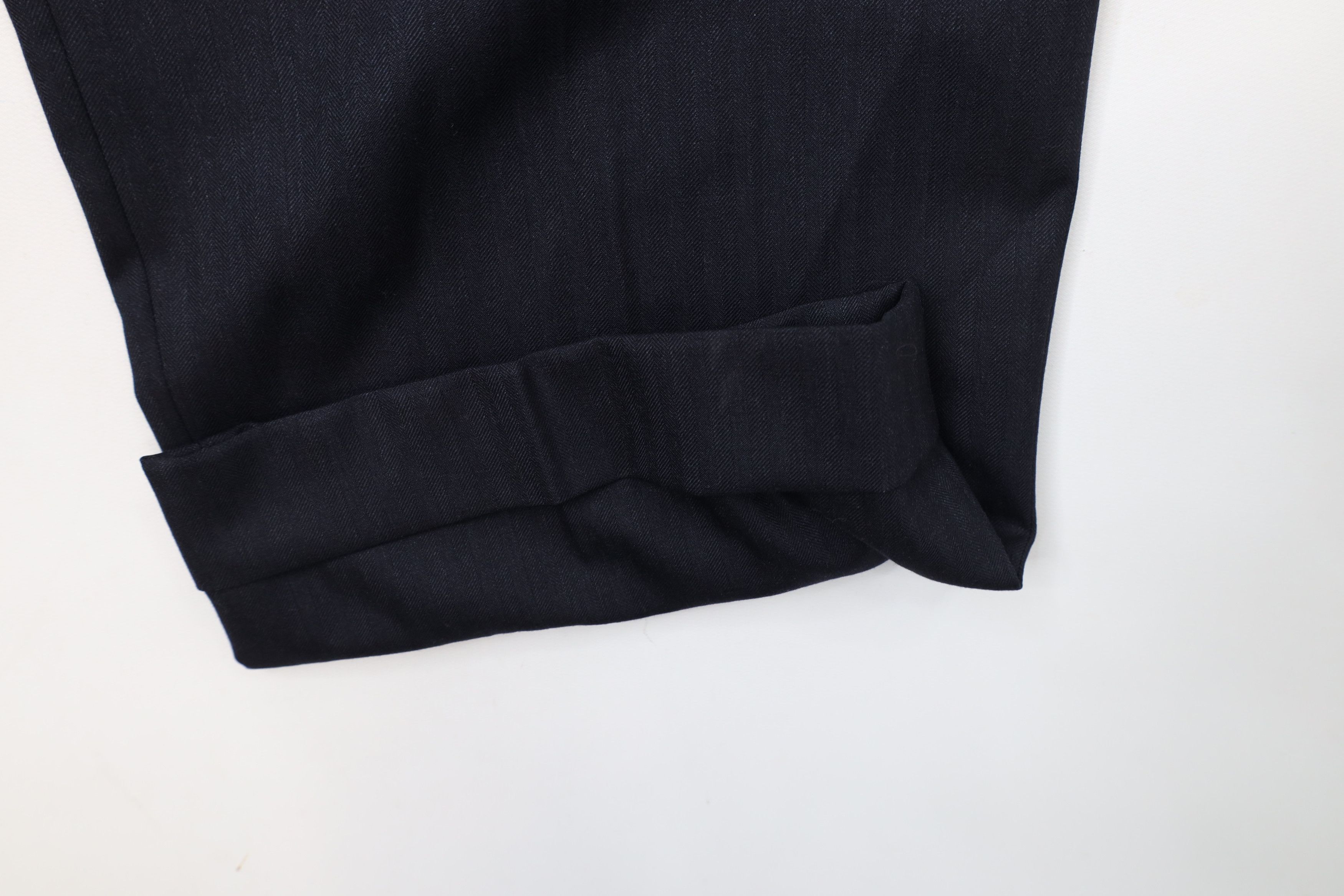 Vintage Vintage 90s Streetwear Herringbone Wide Leg Chino Pants Size US 32 / EU 48 - 5 Thumbnail