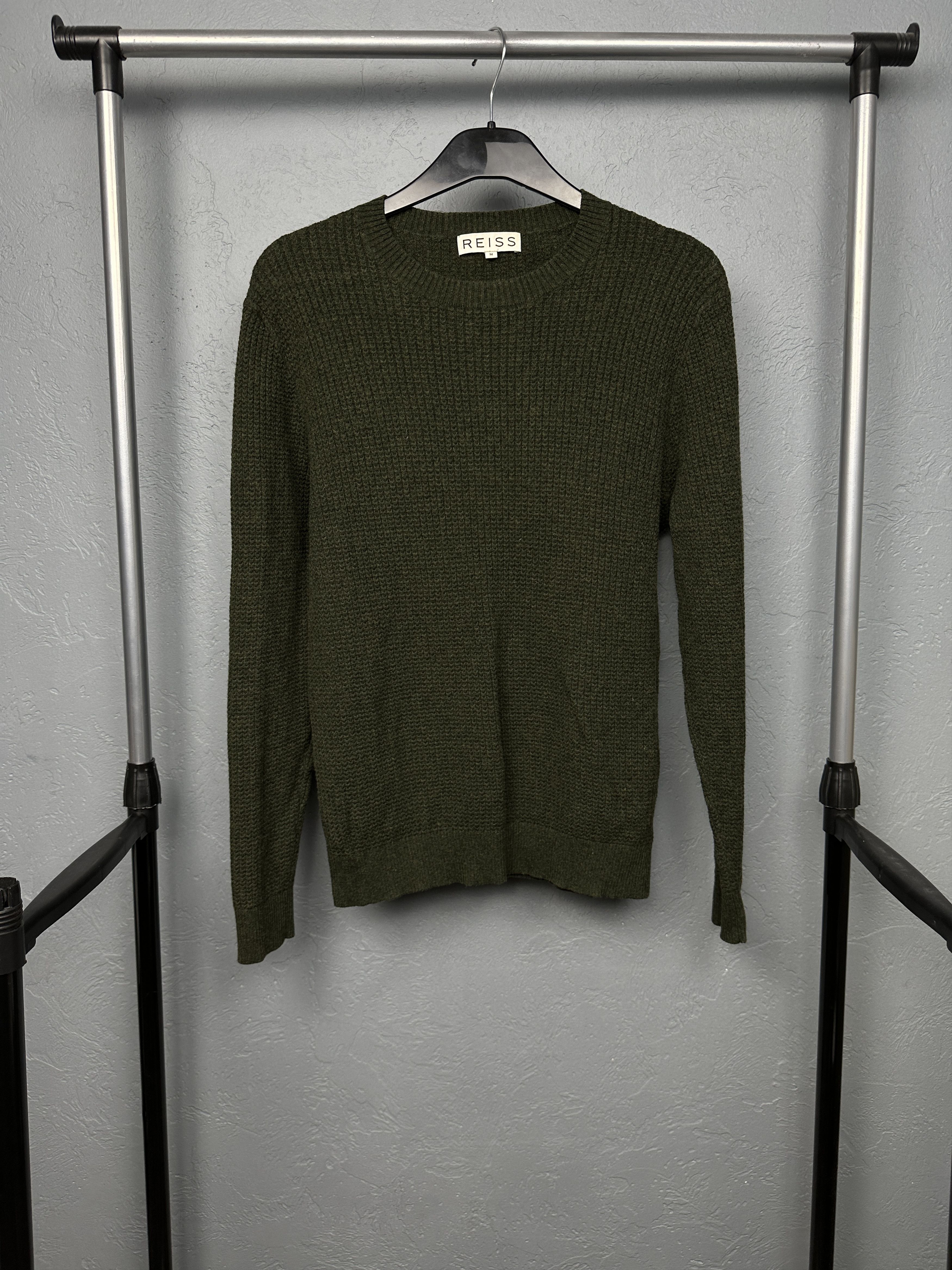 Reiss Reiss Mens Crew Neck Wool Knit Sweater Size US M / EU 48-50 / 2 - 1 Thumbnail