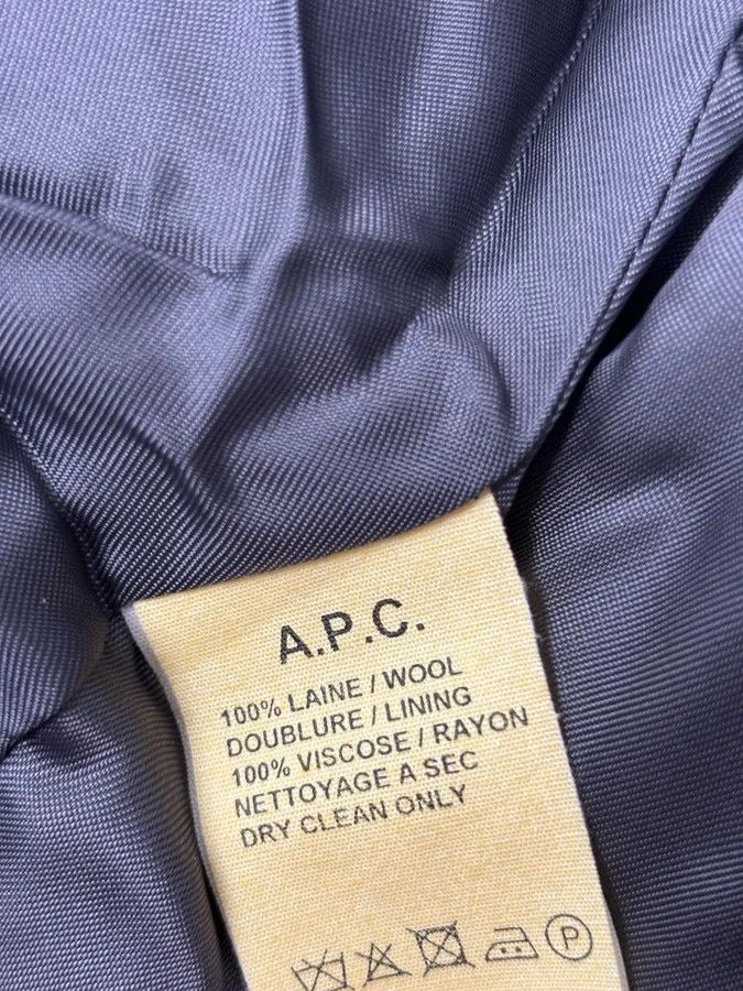 A.P.C. A.P.C. Brown Wool Light Buttoned Officer Jacket Size S / US 4 / IT 40 - 10 Thumbnail