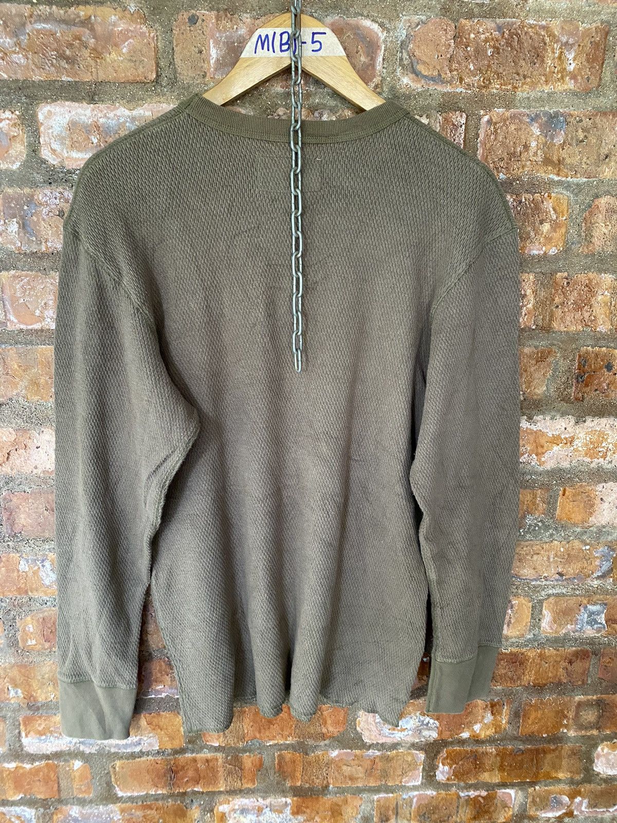 Buzz Rickson's 1990s Eat Sleep Air Force Thermal wafer STOP War Size US L / EU 52-54 / 3 - 7 Thumbnail