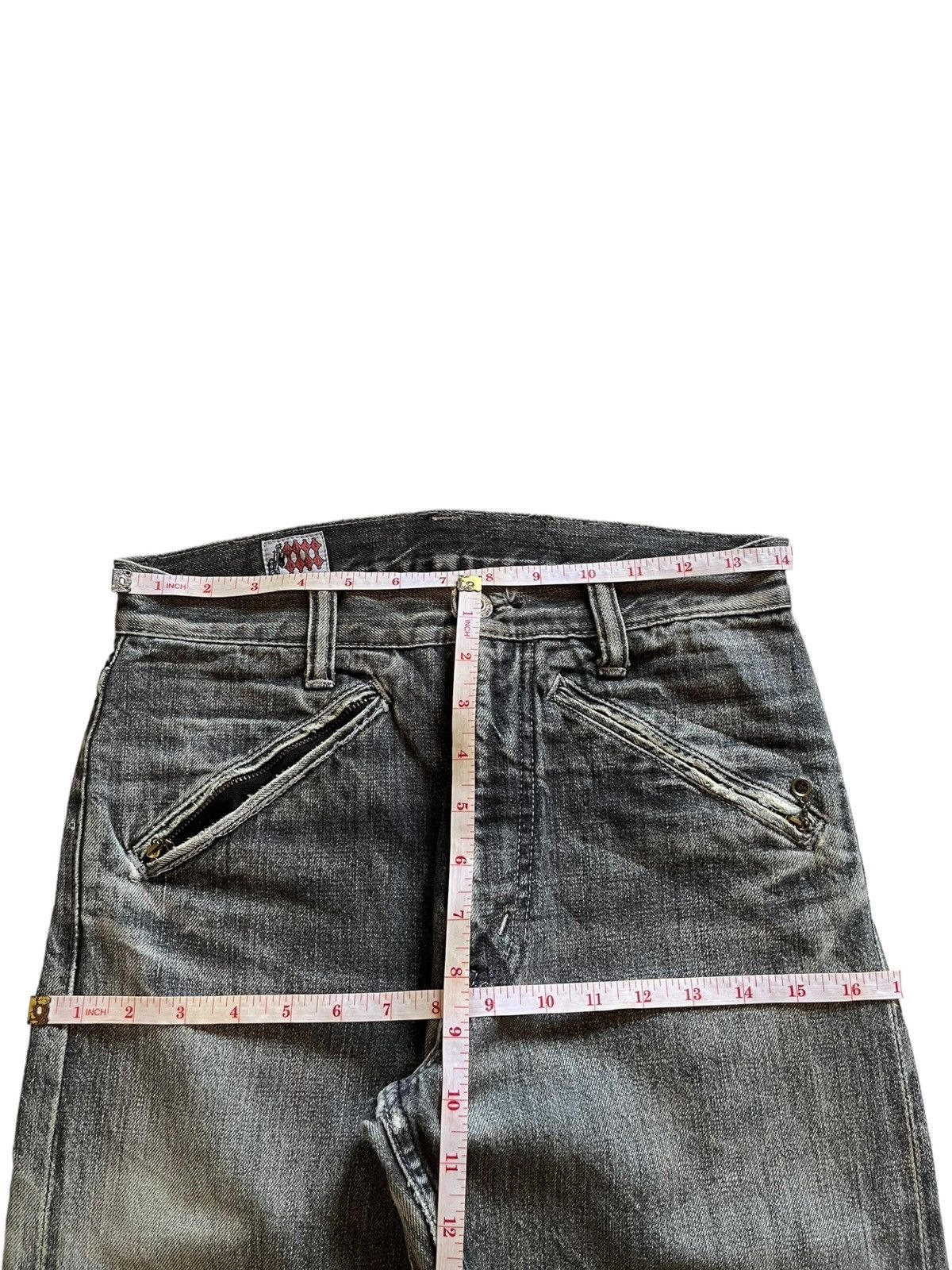 WEST RIDE Vintage Japanese Westride Selvedge Talon Zipper Biker Jeans Size US 28 / EU 44 - 11 Thumbnail