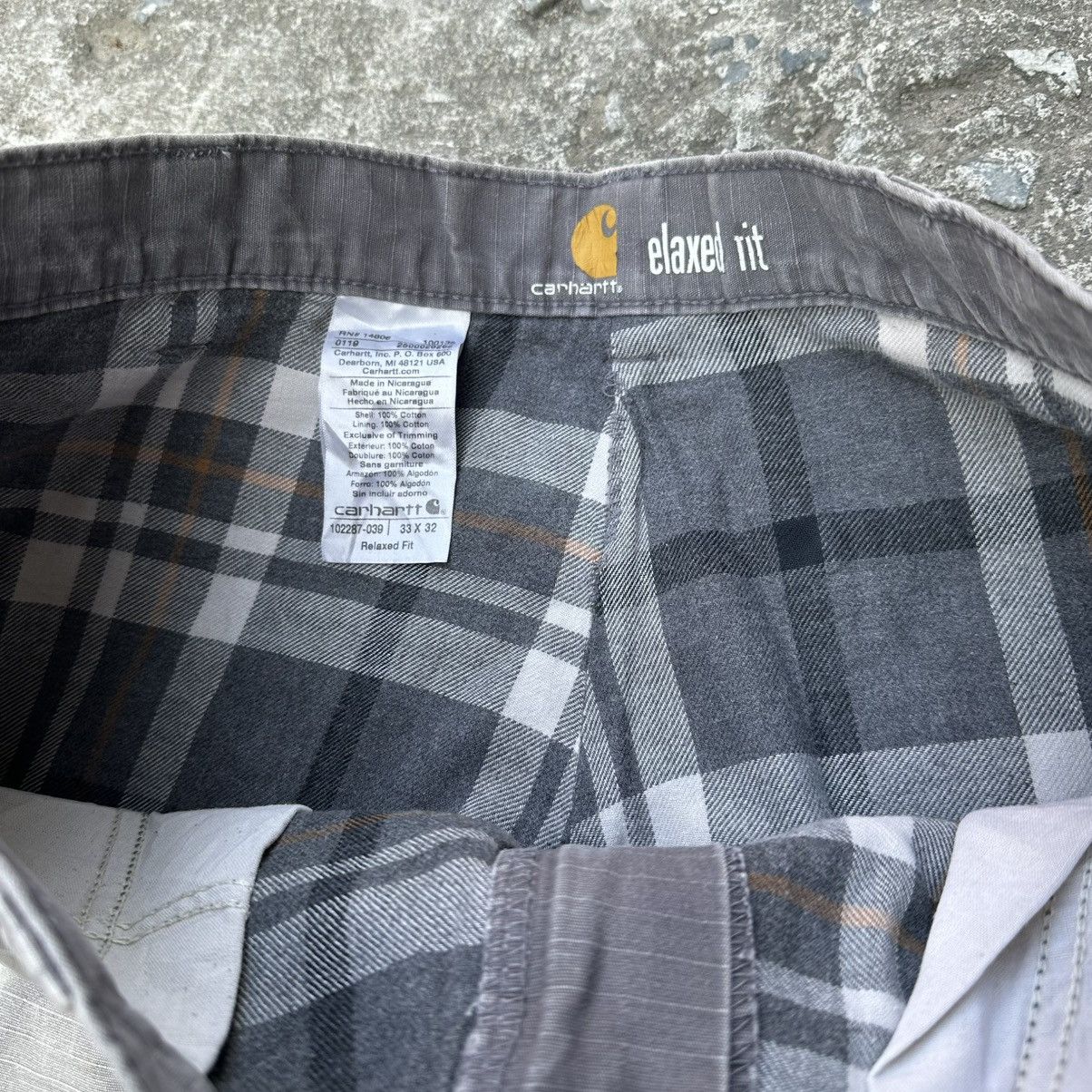 Carhartt (34x31.5) Crazy Vintage Y2K Distressed Carhartt Double Knee Size US 34 / EU 50 - 5 Thumbnail