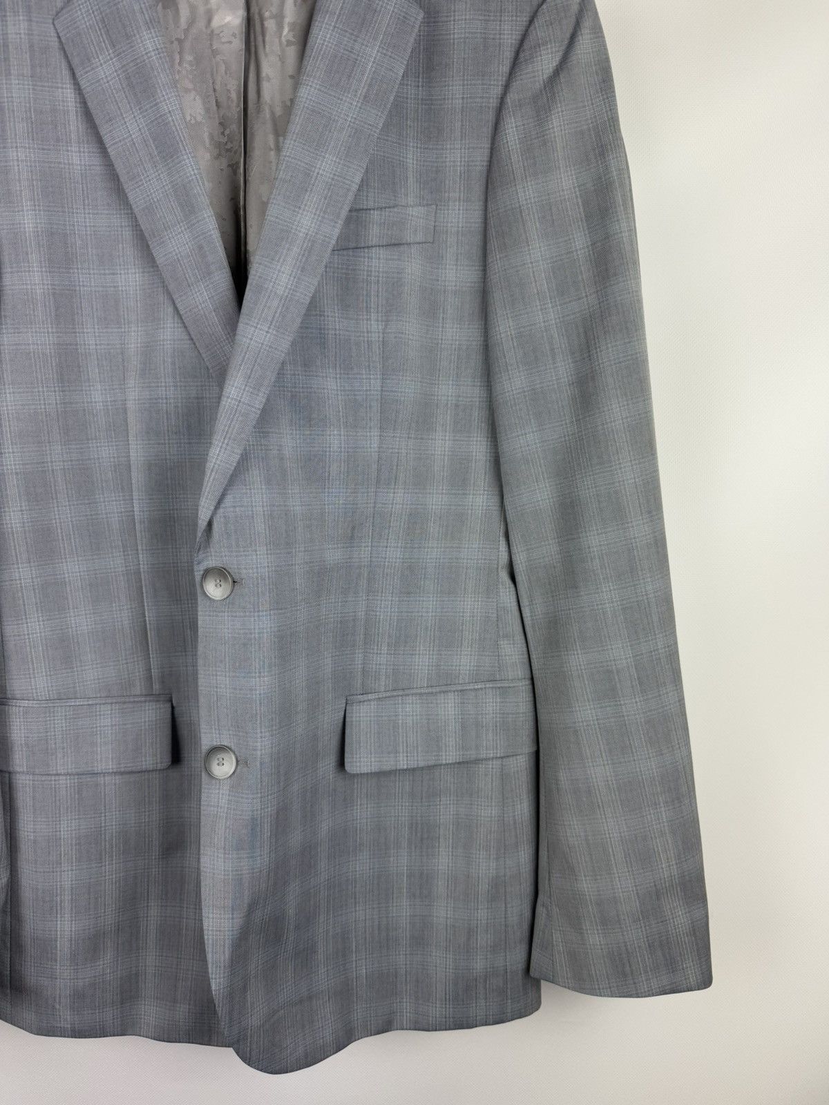 Hugo Boss Hugo Boss Amaro/Helse Wool Plaid 2 Piece Suit Blazer Pants Size 40L - 6 Thumbnail