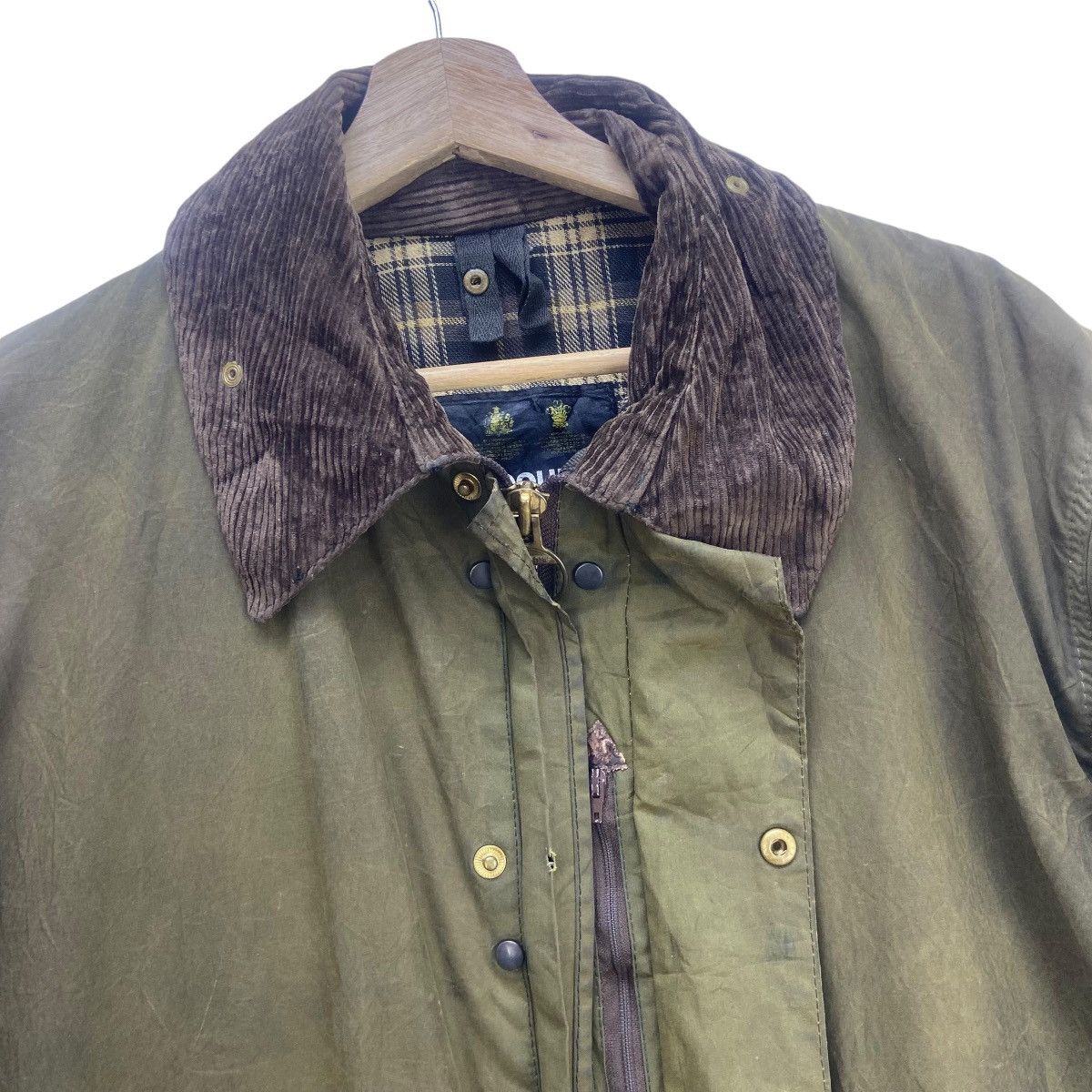 Barbour Vintage Made in England Barbour Border Wax Jacket Size US M / EU 48-50 / 2 - 12 Thumbnail