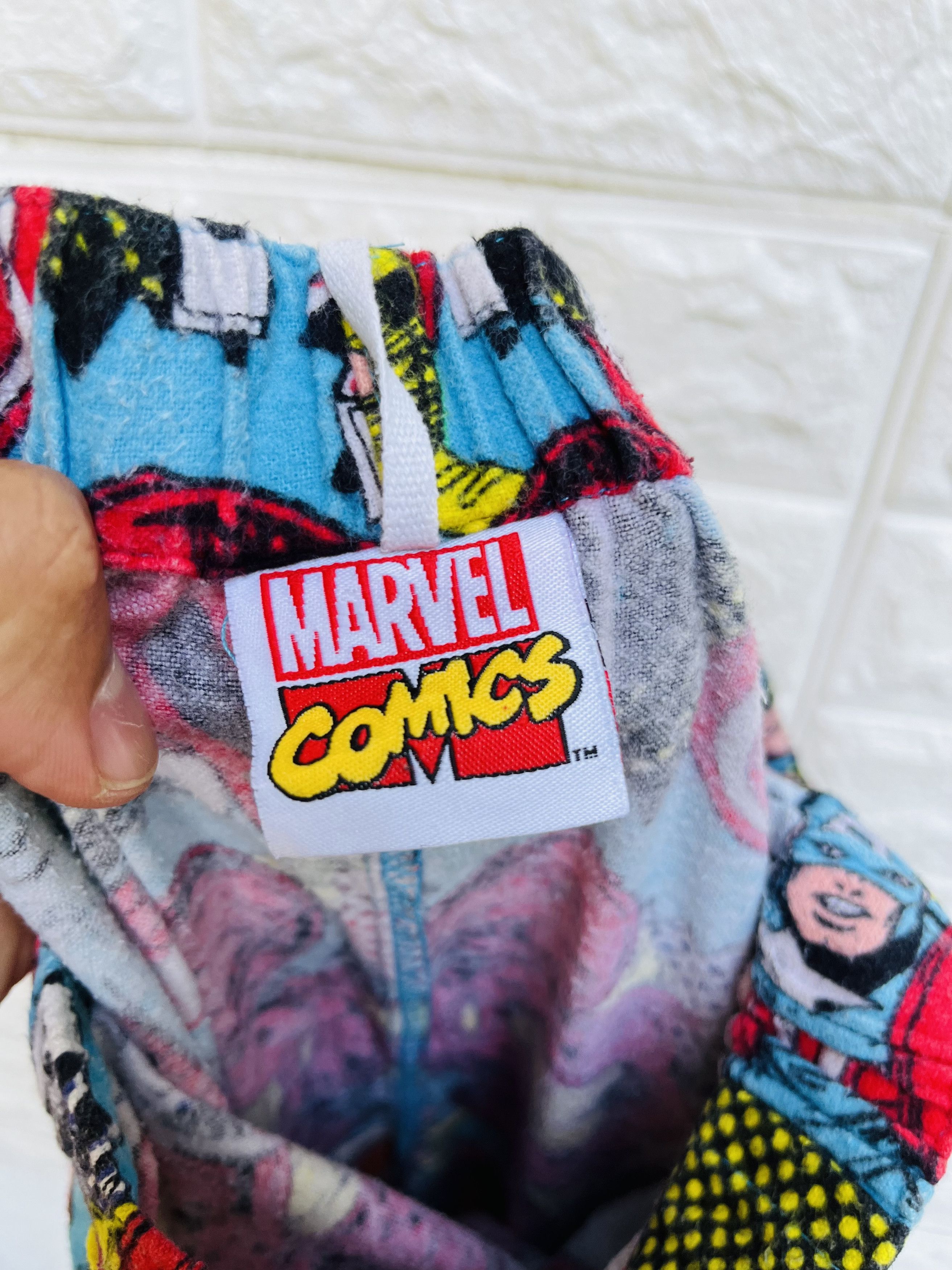 Japanese Brand × Marvel Comics × Vintage Vintage Marvel Comics Pajama Japanese Designer Fashion Style Size US 34 / EU 50 - 10 Thumbnail