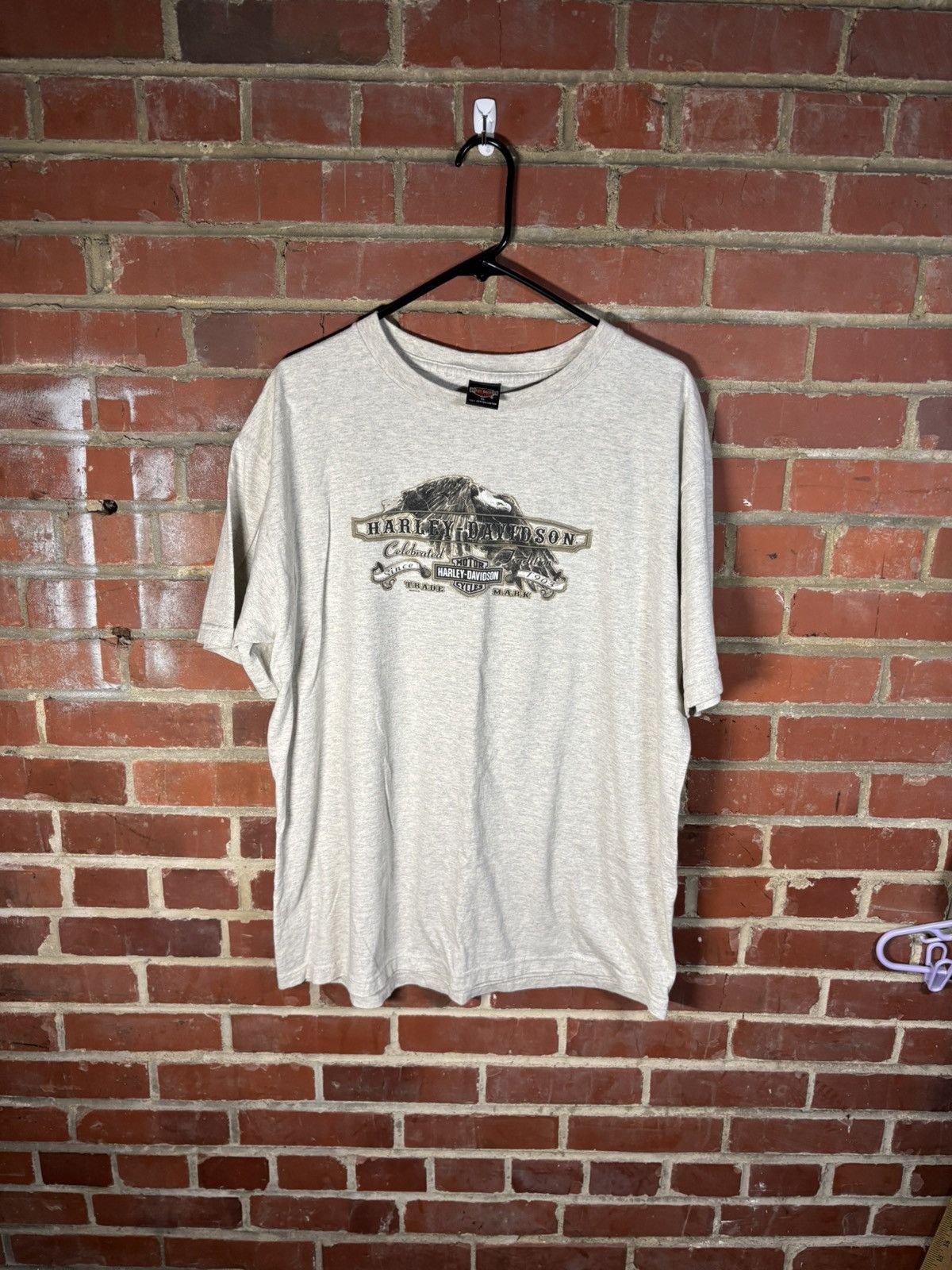 Harley Davidson Vintage Y2k 2001 Harley Davidson Eagle Mountain Shirt Sz XL Size US XL / EU 56 / 4 - 1 Thumbnail