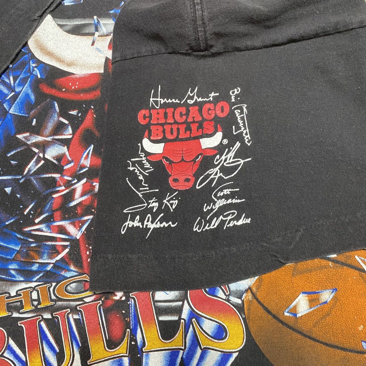 NBA × Vintage Vintage Chicago Bulls Shattered Backboard 1992 NBA Tshirt Size US L / EU 52-54 / 3 - 5 Thumbnail