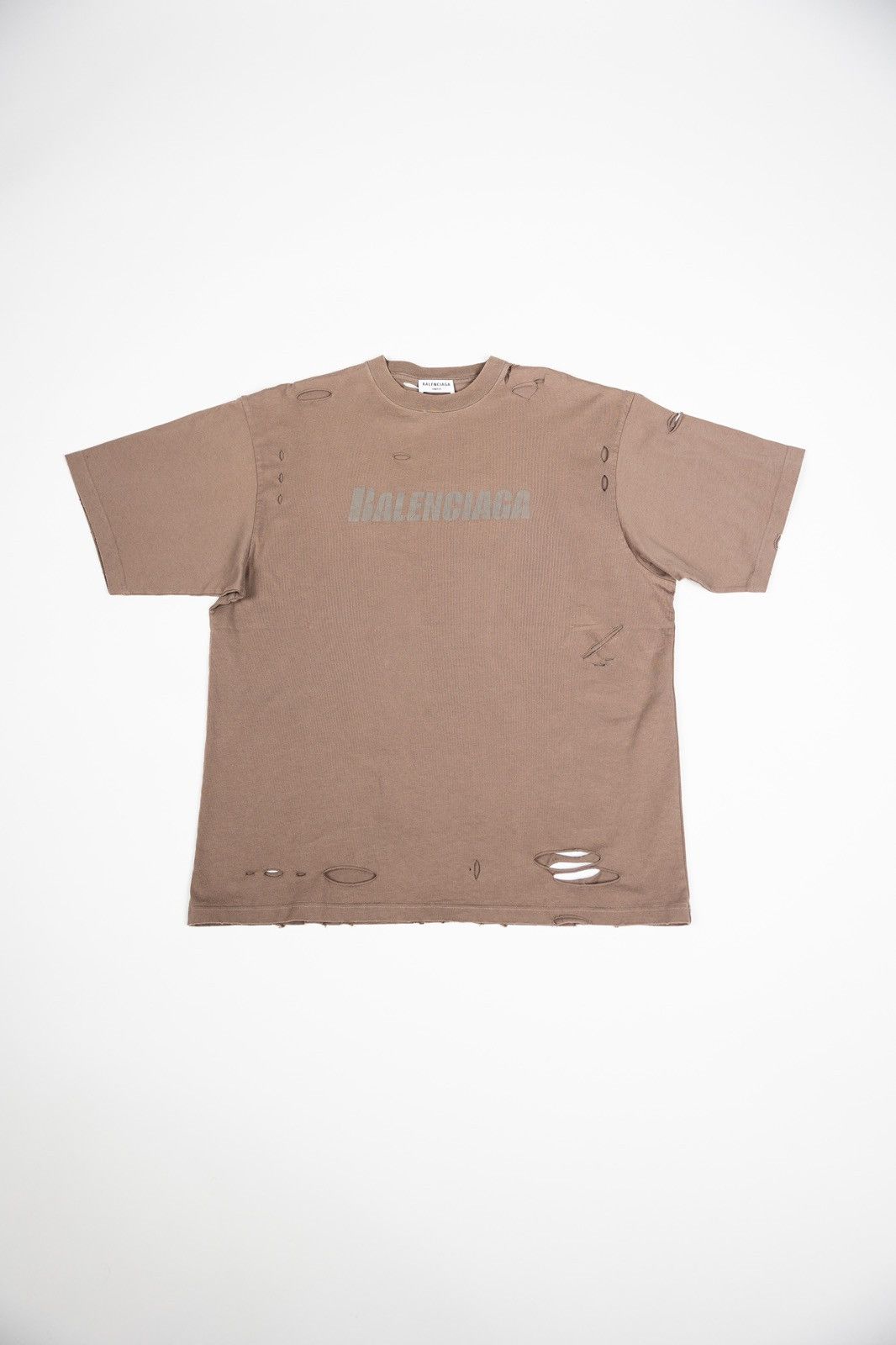 Balenciaga Balenciaga Distressed Tee Size US XS / EU 42 / 0 - 1 Thumbnail