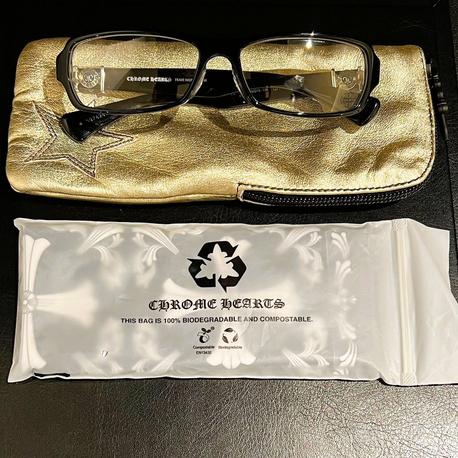 Chrome Hearts Chrome Hearts readers Gittin Any?-II Size ONE SIZE - 1 Thumbnail