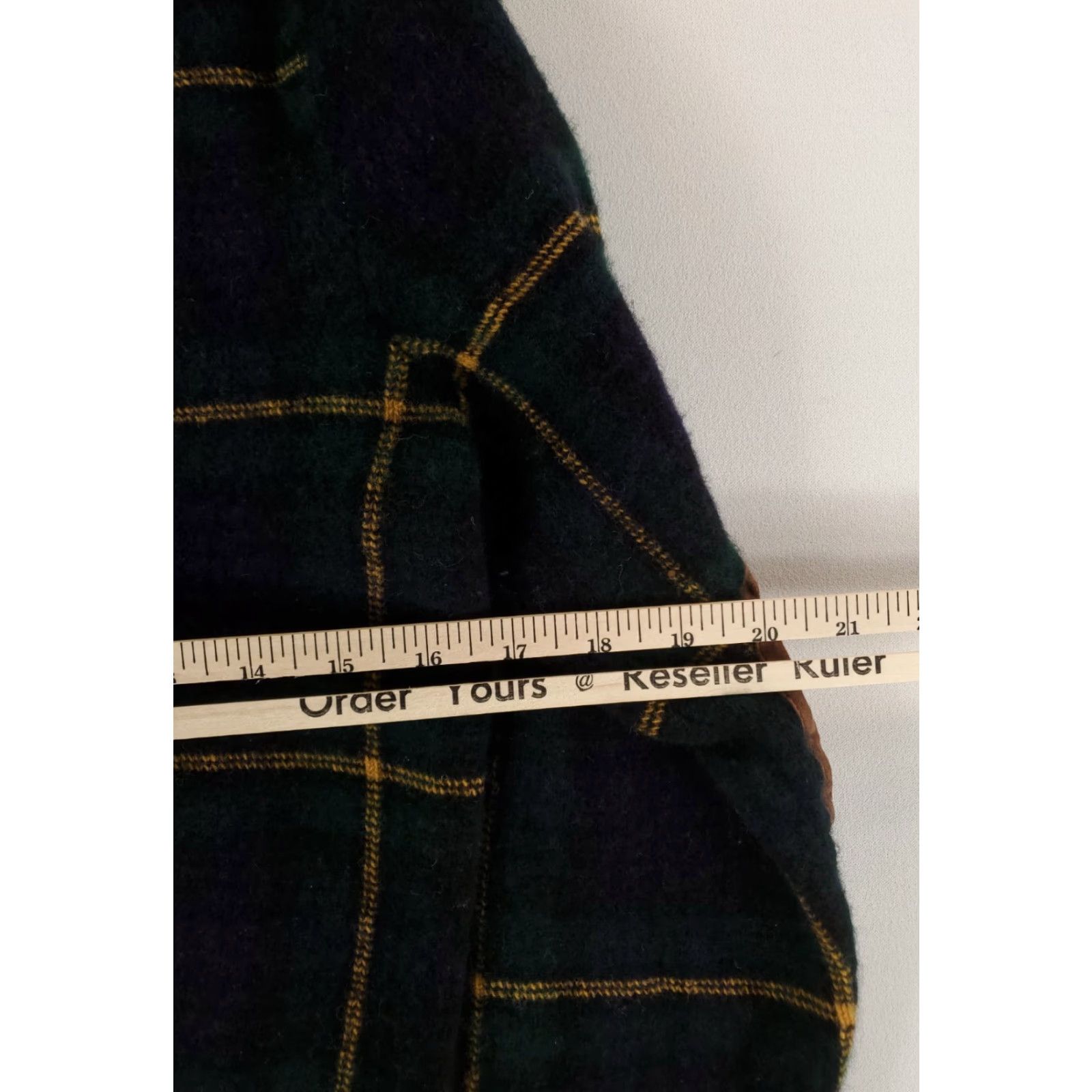 Polo Ralph Lauren Polo Ralph Lauren Sweater Womens S 100% Wool Blue Green Plaid Elbow Patches Multicolor Pullover - Polo Ralph Lauren Sweater S Womens Size S / US 4 / IT 40 - 4 Thumbnail