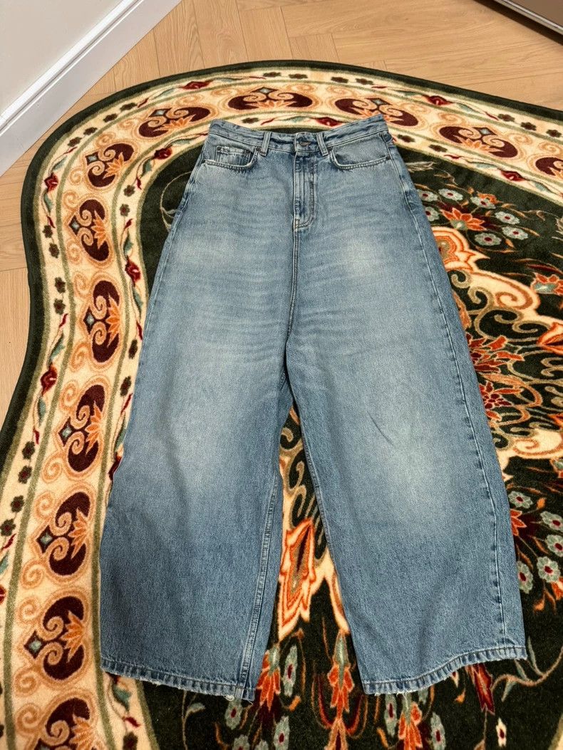 Balenciaga Balenciaga Wide Leg Pants Size 24" / US 00 / IT 34 - 1 Thumbnail