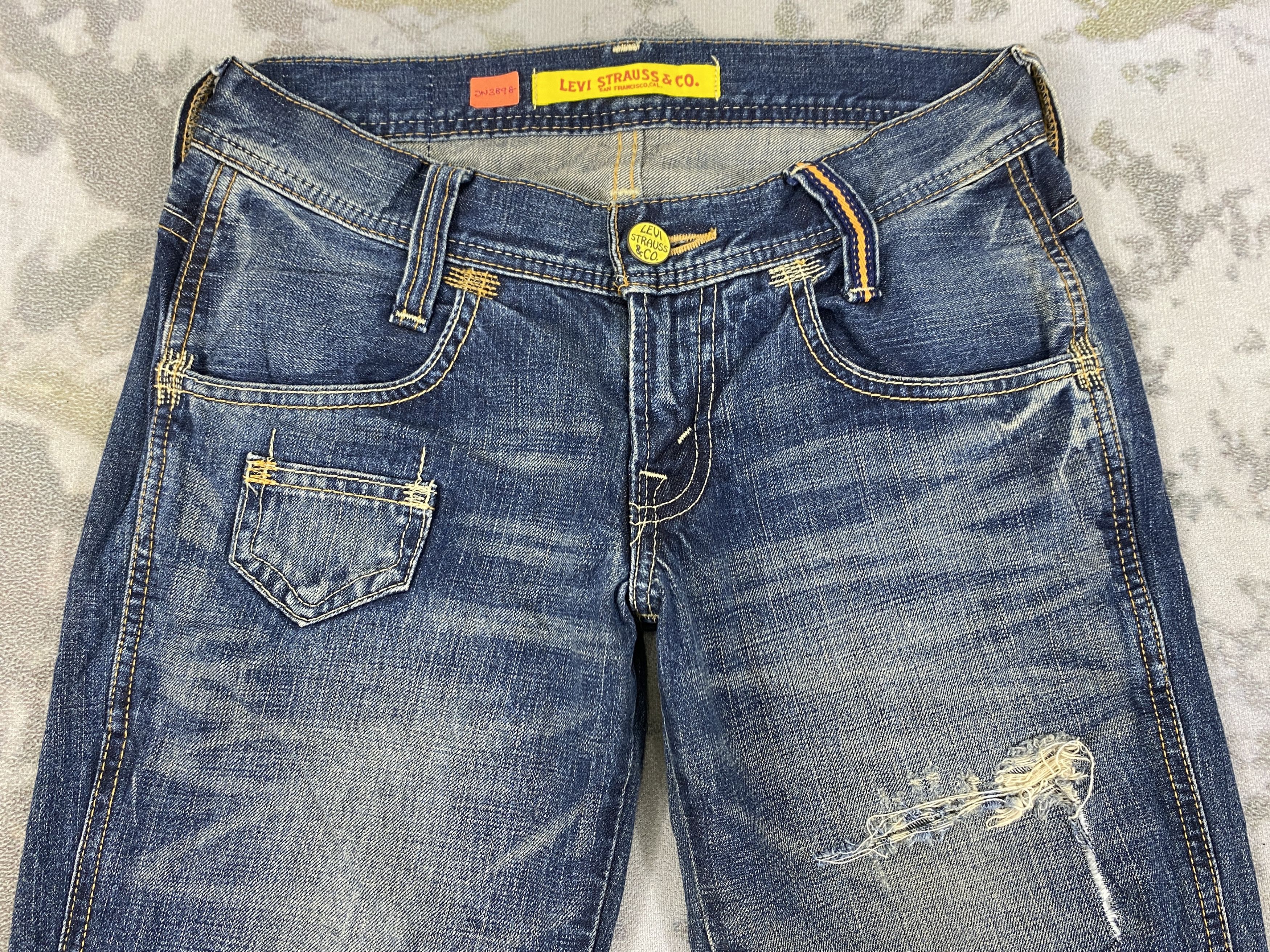 Levi's Vintage Levi's Flare Jeans 29x31 Denim- JN3898 Size 29" - 3 Thumbnail